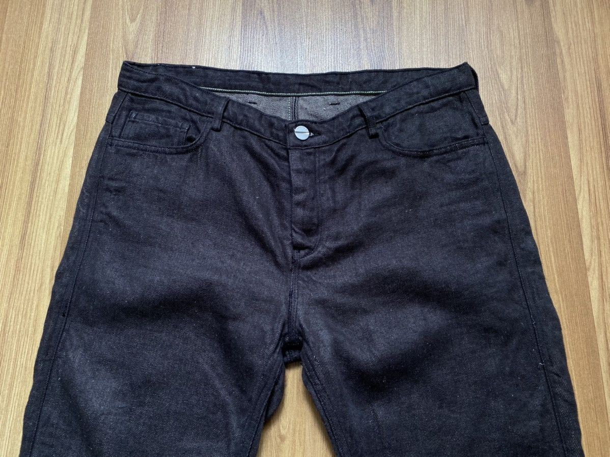 Freitag Eco Freitag Linen E100 Black Denim Jeans Pants 31/32 Evisu Size US 31 - 2 Thumbnail