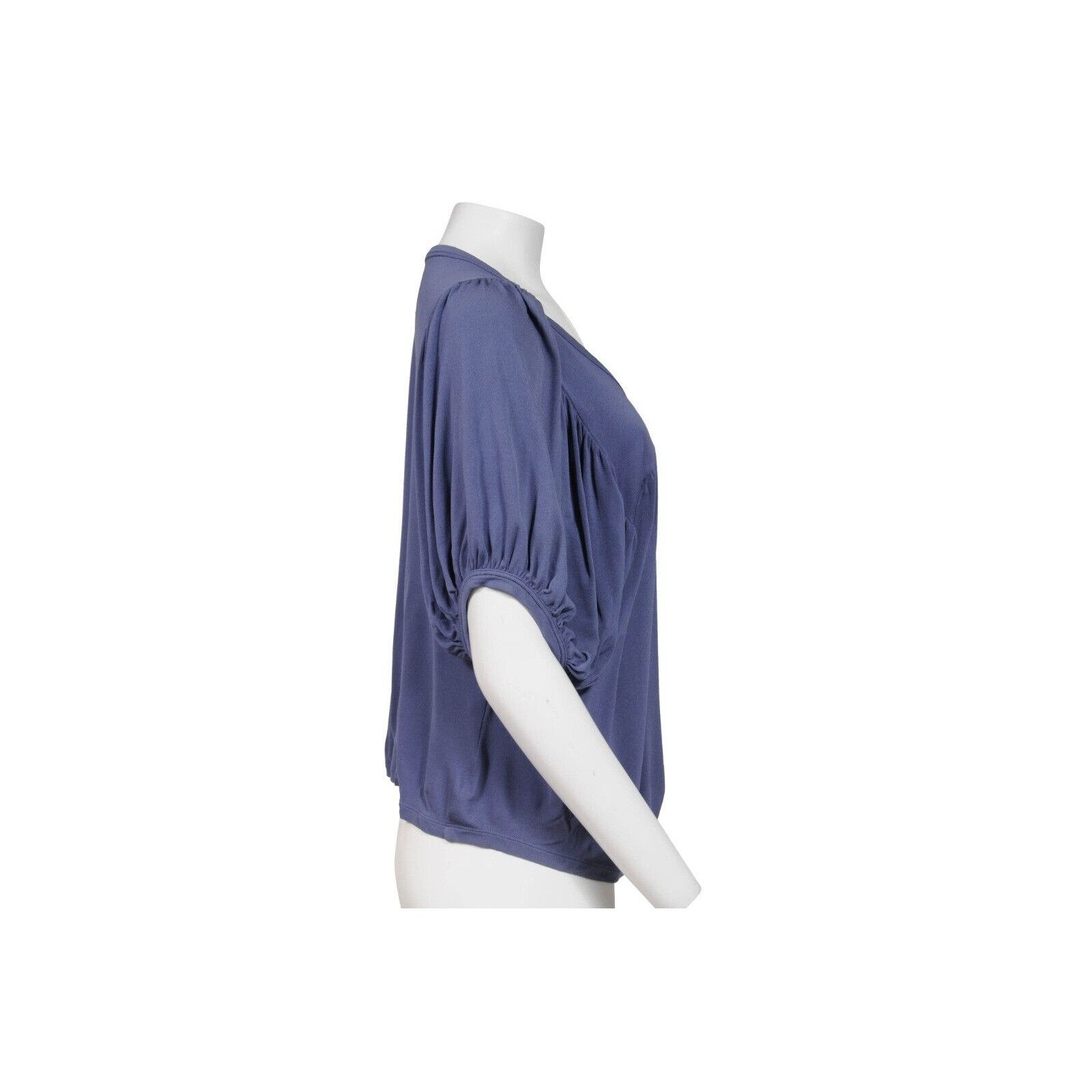 Fendi Ruffled Sleeve V Neck Stretch Blouse Size XS / US 0-2 / IT 36-38 - 4 Thumbnail