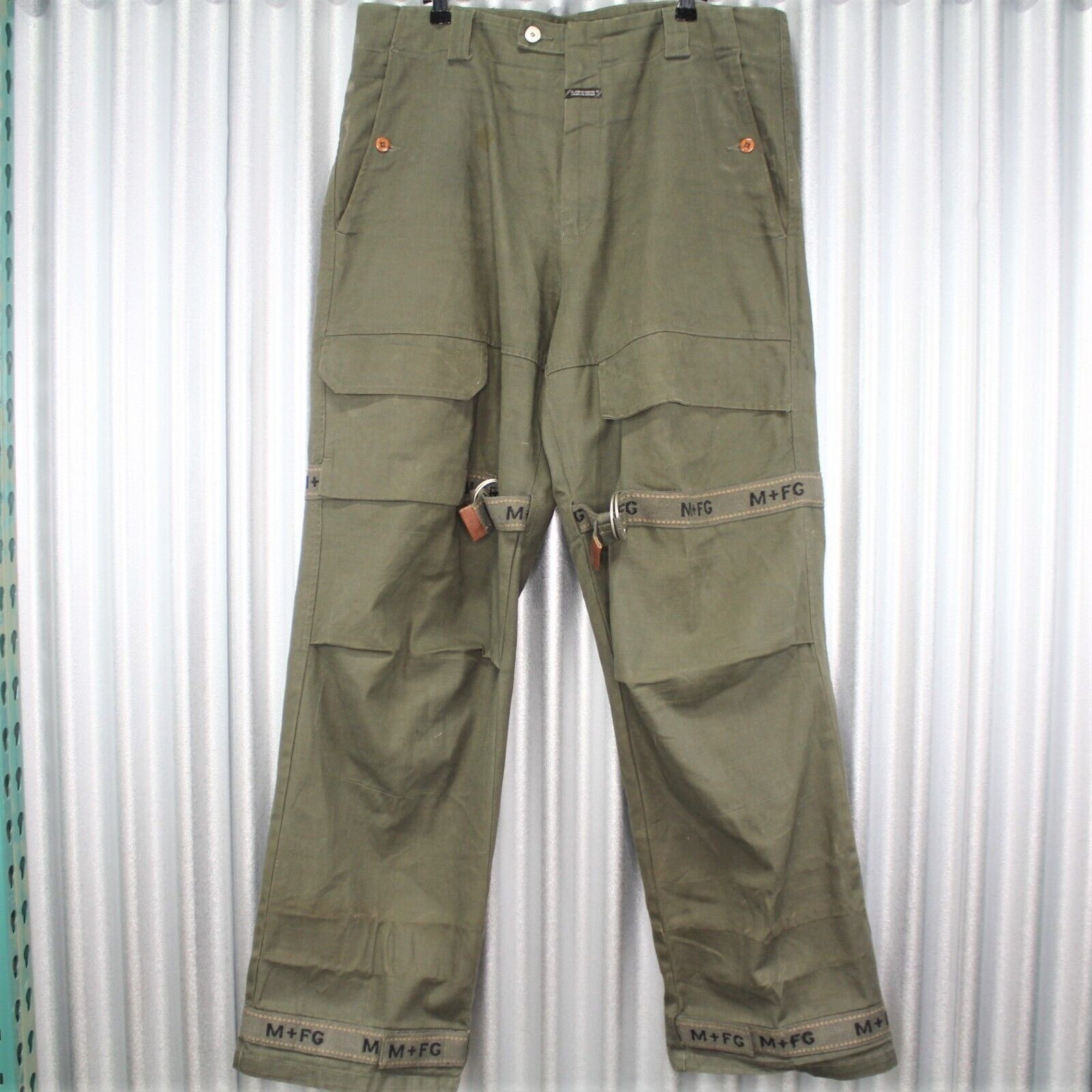 Pantalon Cargo Transformable Girbaud Violet - Taille 44 - Vintage Années 2000, Très Bon état