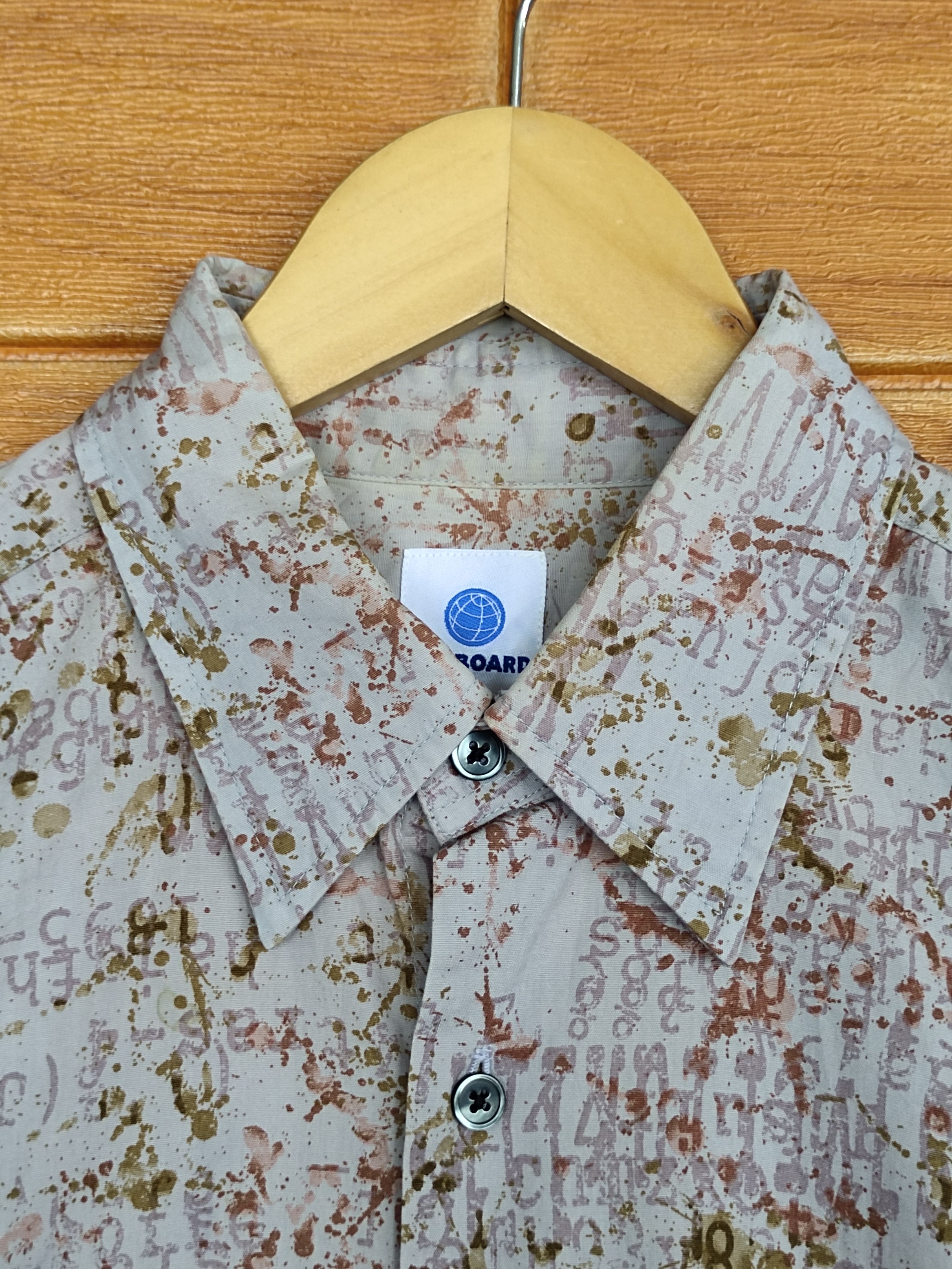Hysteric Glamour Japanese Brand On Board 'Poem" Button Up Shirt Size US M / EU 48-50 / 2 - 4 Thumbnail