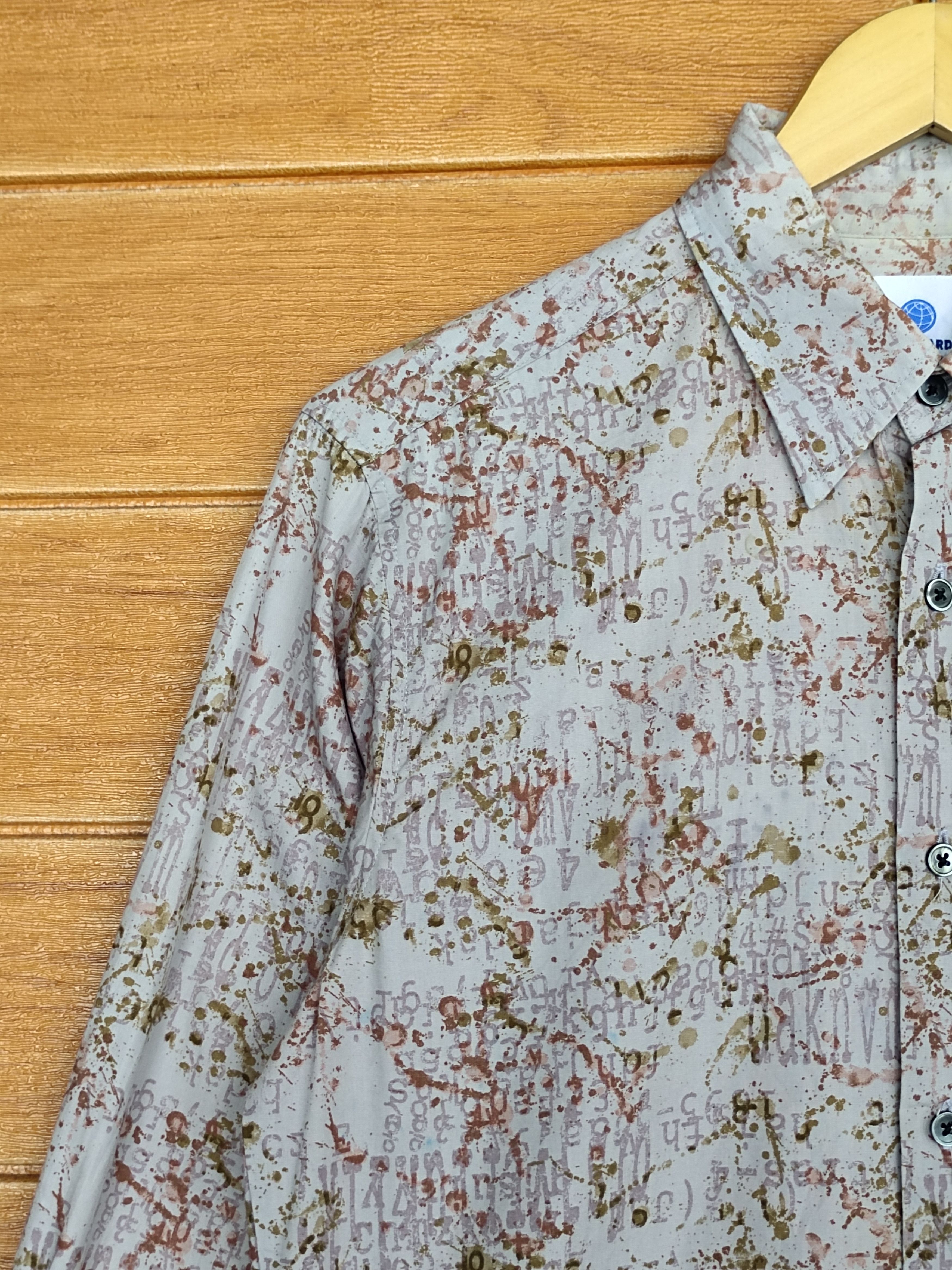 Hysteric Glamour Japanese Brand On Board 'Poem" Button Up Shirt Size US M / EU 48-50 / 2 - 6 Thumbnail