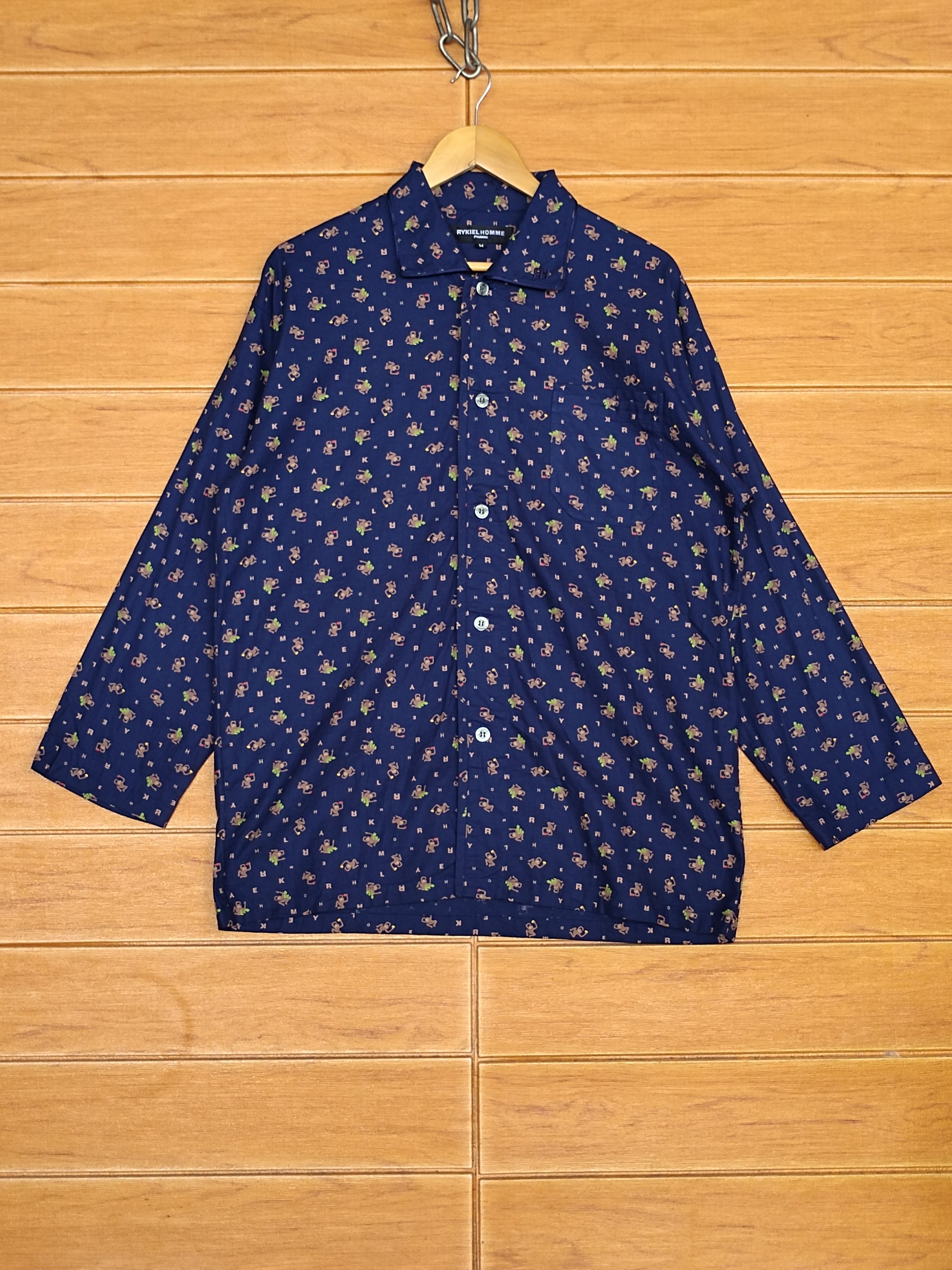 Sonia Rykiel Vintage Rykiel Homme Pyjamas Shirt Size US M / EU 48-50 / 2 - 1 Thumbnail