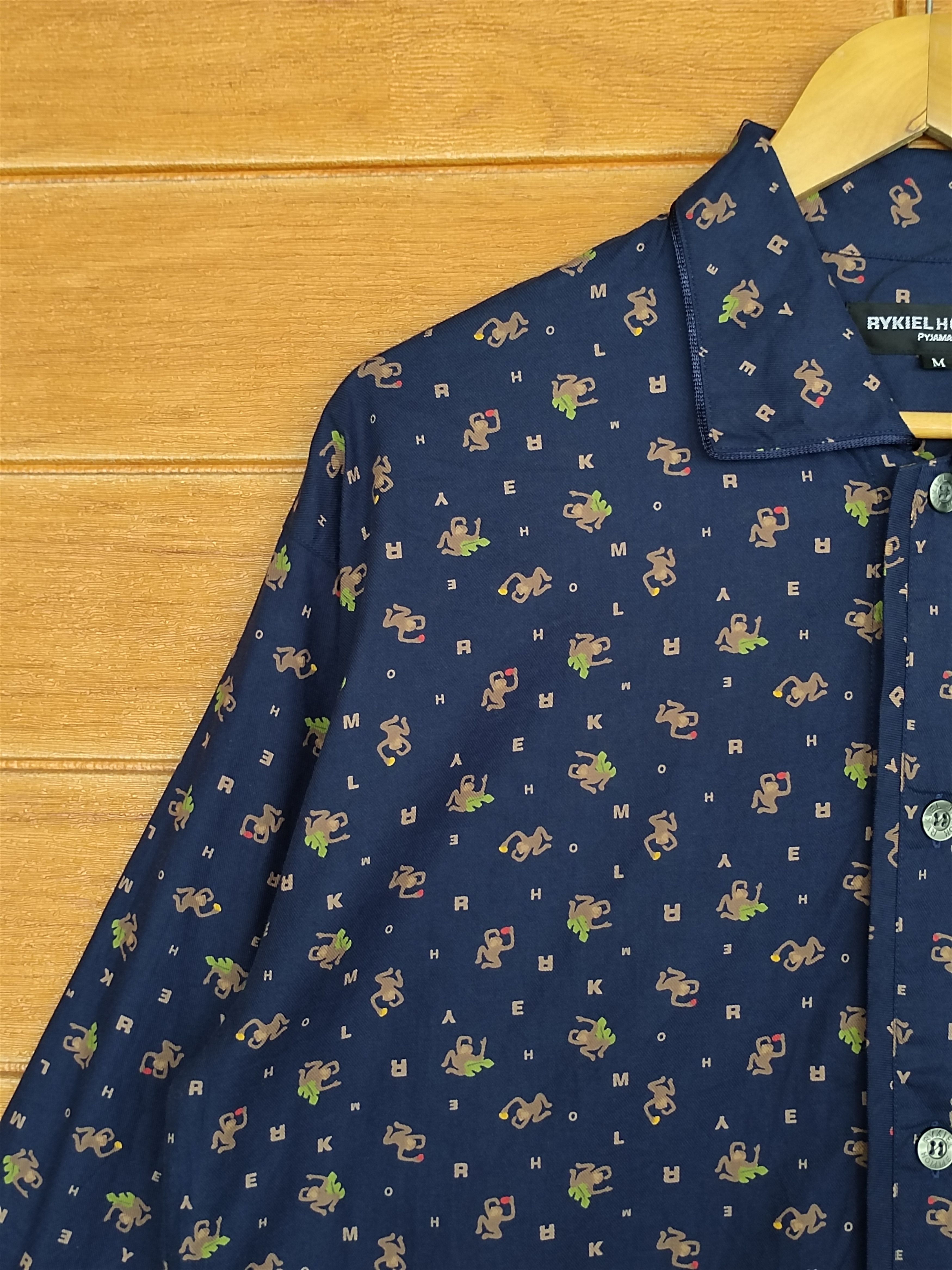 Sonia Rykiel Vintage Rykiel Homme Pyjamas Shirt Size US M / EU 48-50 / 2 - 7 Thumbnail