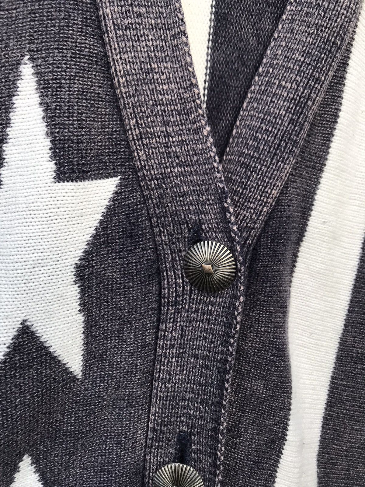 Japanese Brand Rodeo Crown Women Usa Flag Cardigan Casual Sweater Size M / US 6-8 / IT 42-44 - 4 Thumbnail