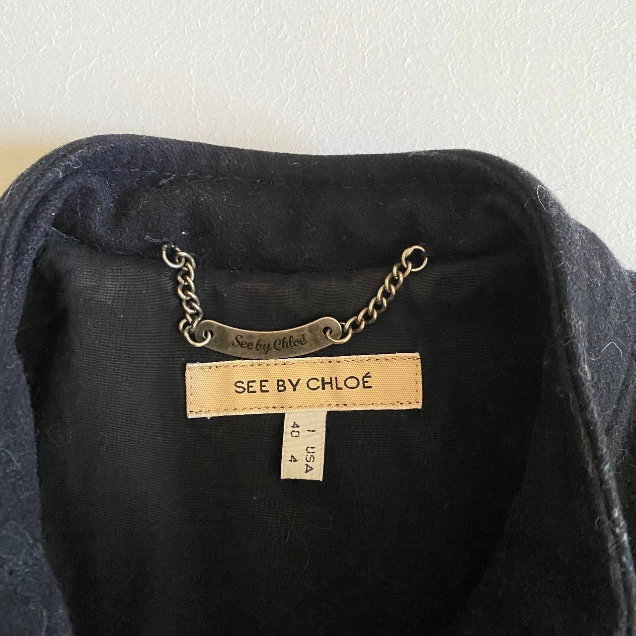 Chloe See by Chloe Vintage Wool Coat Jacket Size S / US 4 / IT 40 - 10 Thumbnail