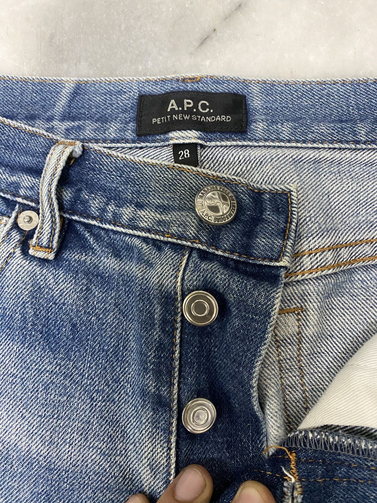 A.P.C. A.P.C RARE DISTRESSED DENIM Size 30" / US 8 / IT 44 - 11 Thumbnail