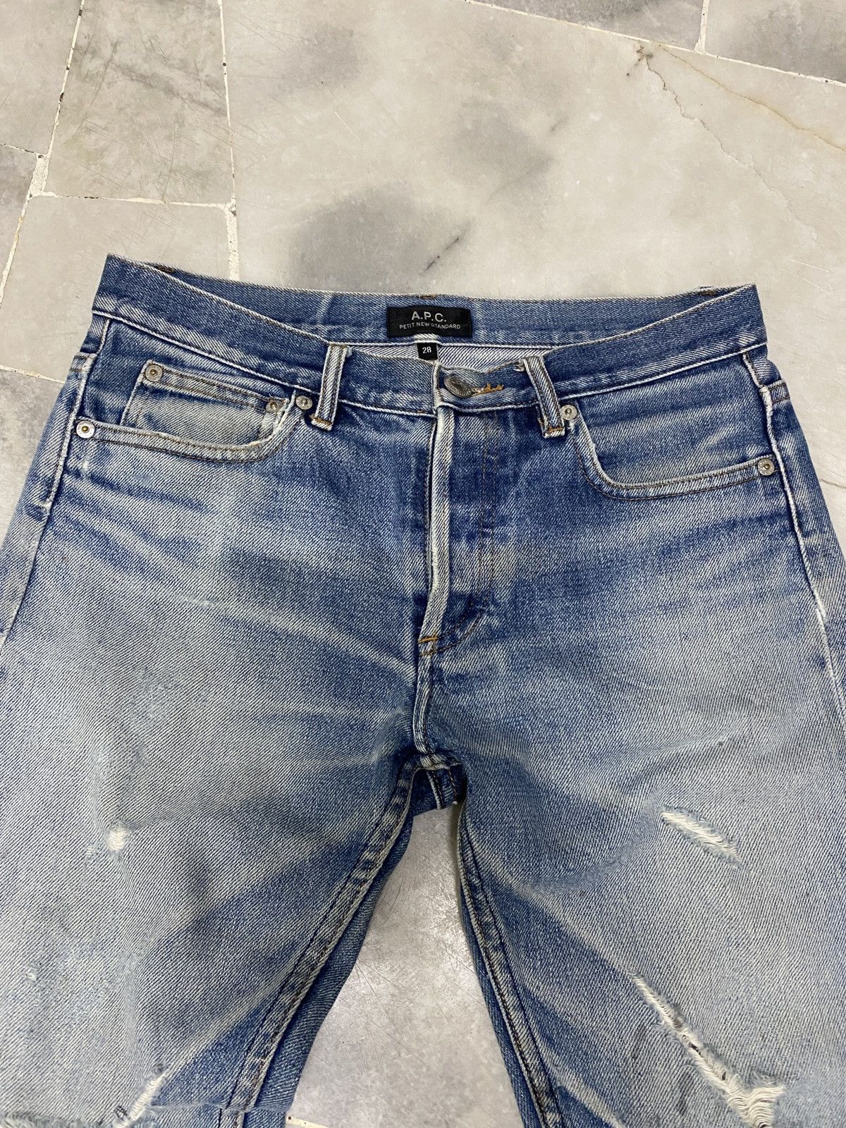A.P.C. A.P.C RARE DISTRESSED DENIM Size 30" / US 8 / IT 44 - 5 Thumbnail