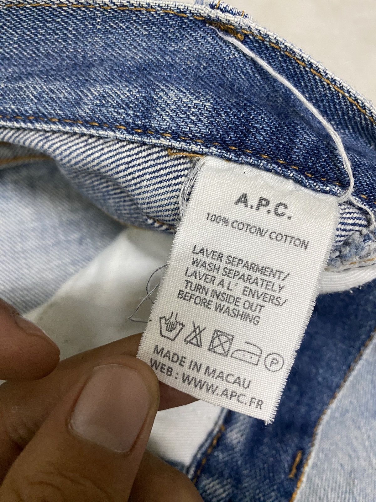 A.P.C. A.P.C RARE DISTRESSED DENIM Size 30" / US 8 / IT 44 - 12 Thumbnail