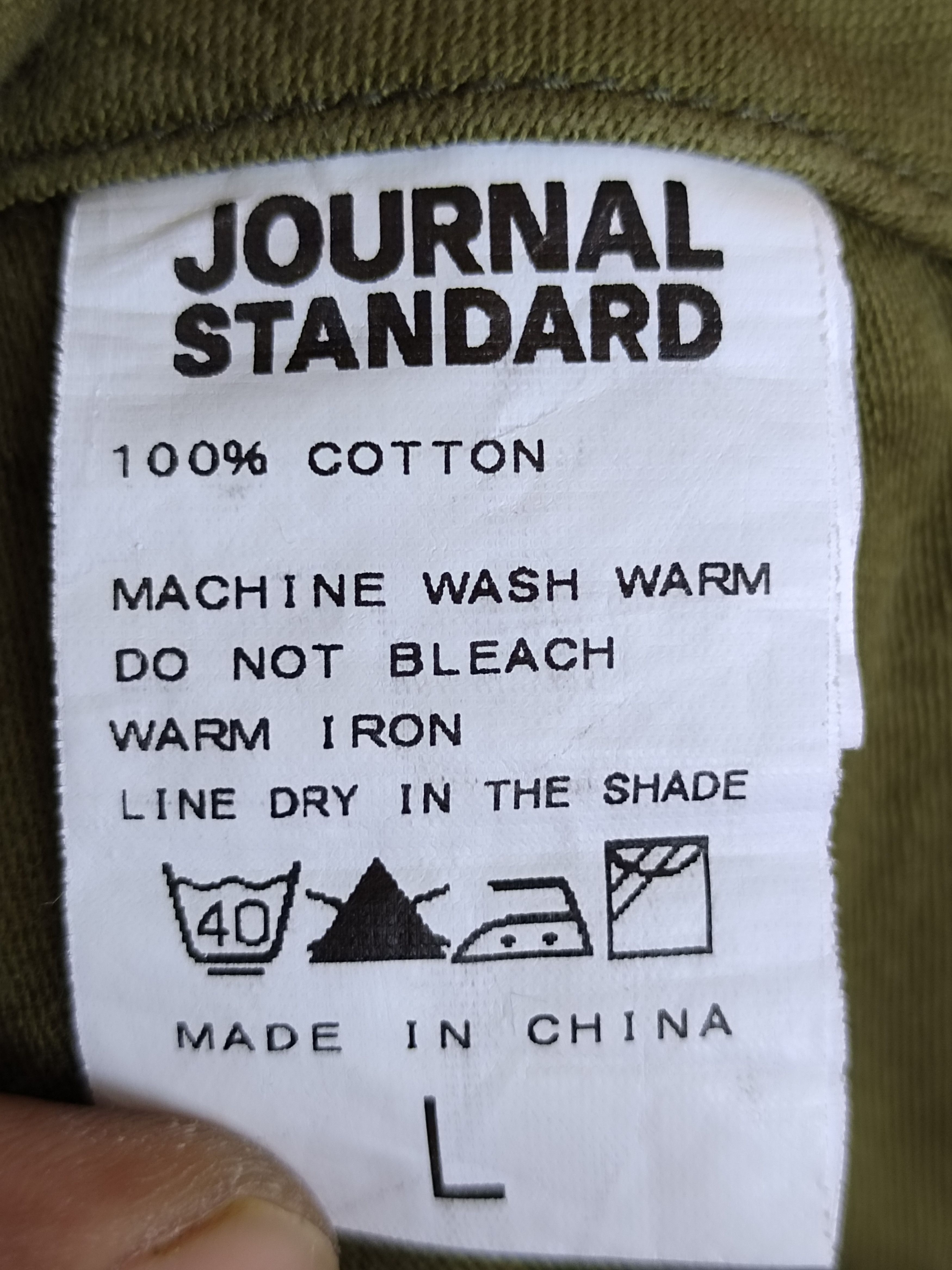 Comme des Garcons × Undercover Journal Standard Japan Olive Green Fatigue Trouser Pants Size US 33 - 17 Thumbnail