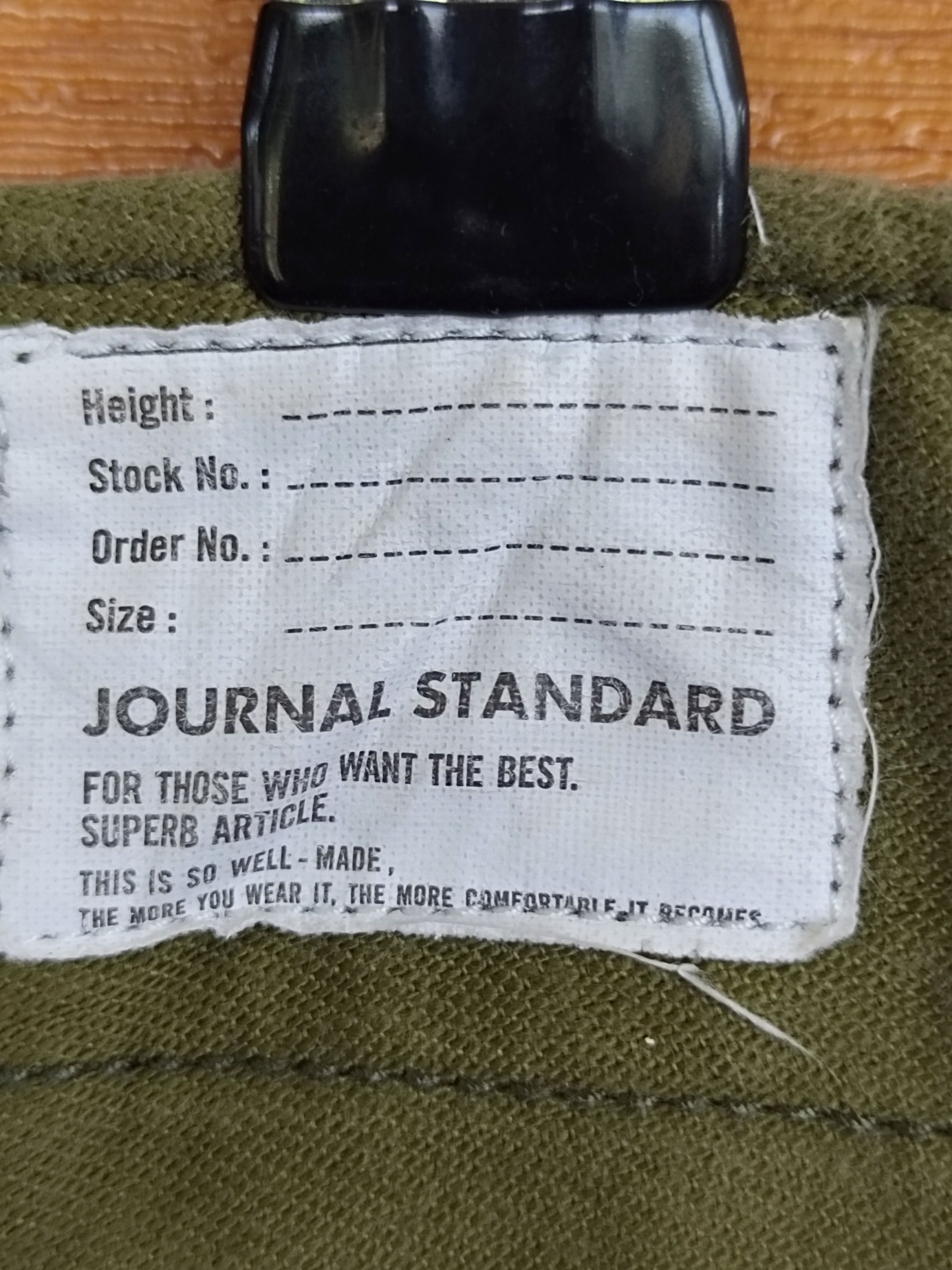 Comme des Garcons × Undercover Journal Standard Japan Olive Green Fatigue Trouser Pants Size US 33 - 12 Thumbnail