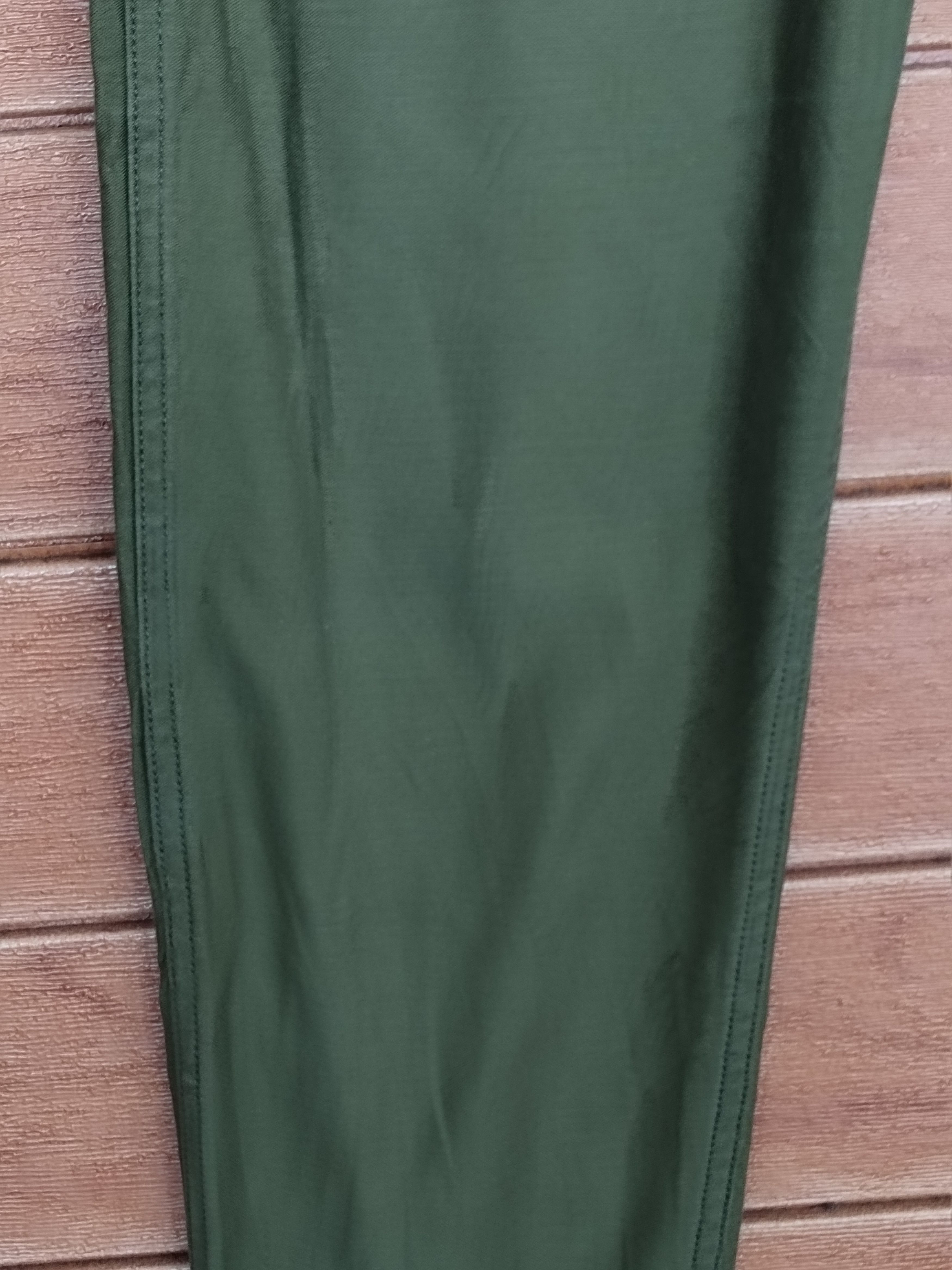 Comme des Garcons × Undercover Journal Standard Japan Olive Green Fatigue Trouser Pants Size US 33 - 4 Thumbnail