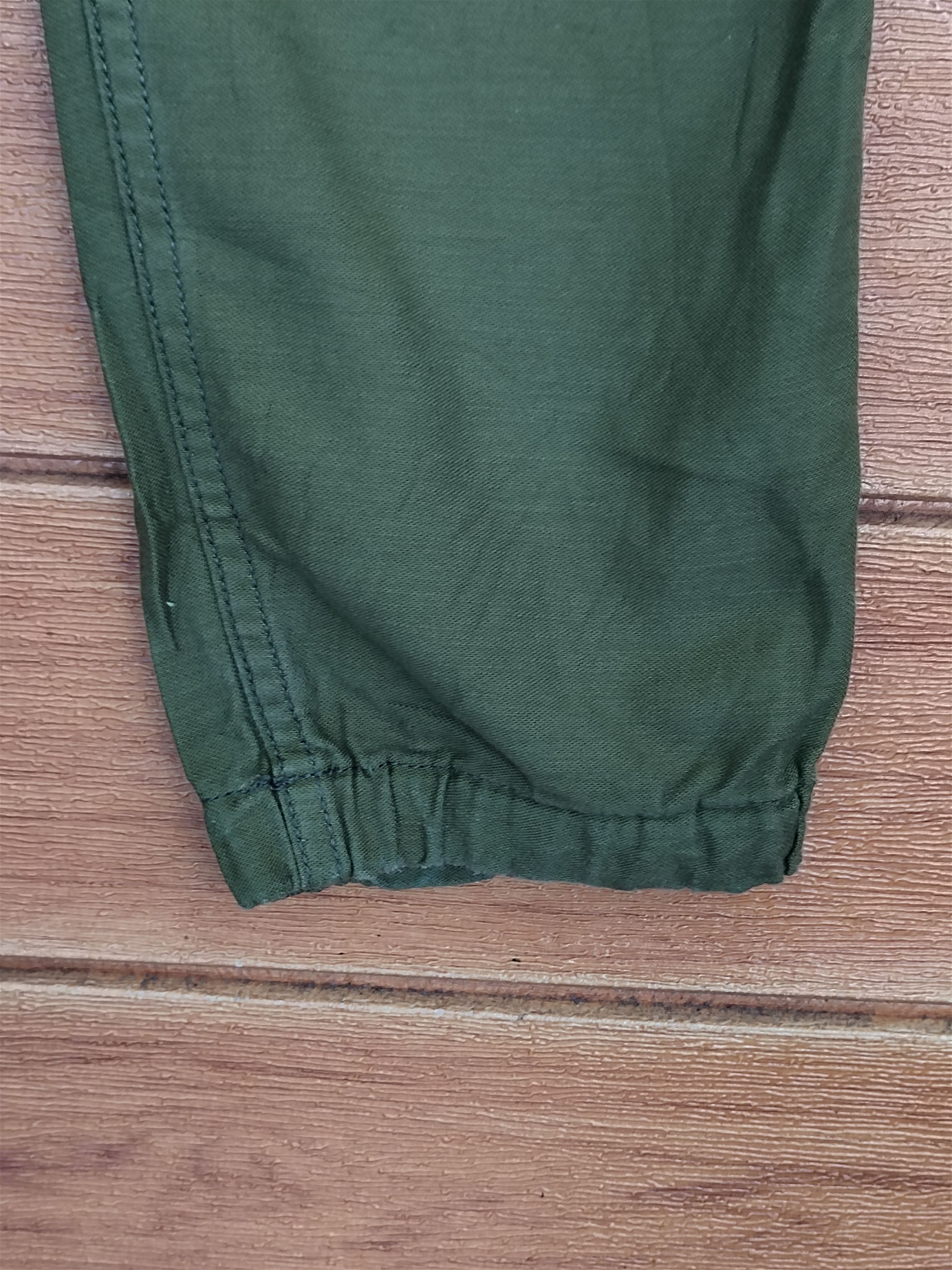 Comme des Garcons × Undercover Journal Standard Japan Olive Green Fatigue Trouser Pants Size US 33 - 5 Thumbnail