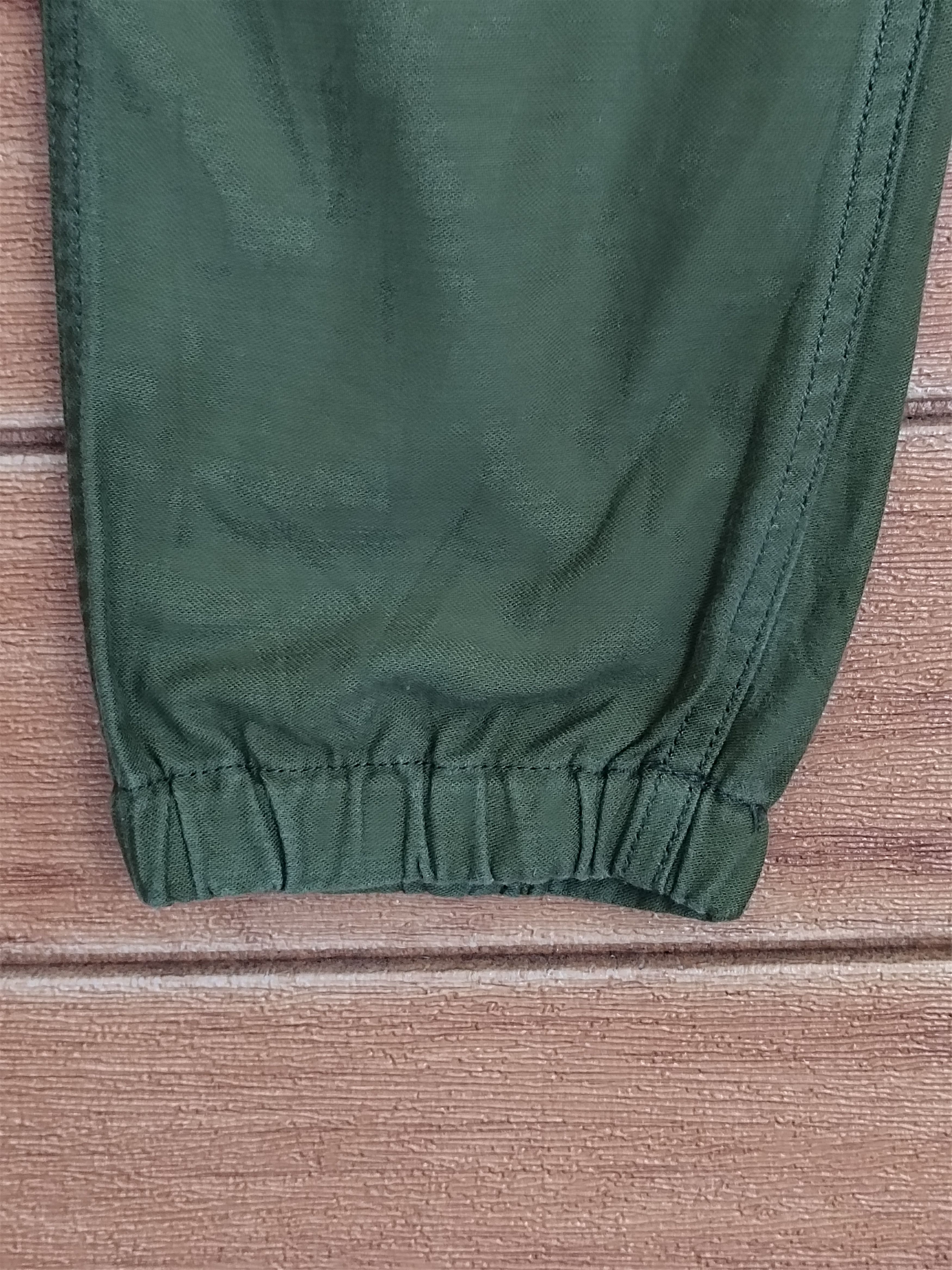 Comme des Garcons × Undercover Journal Standard Japan Olive Green Fatigue Trouser Pants Size US 33 - 6 Thumbnail