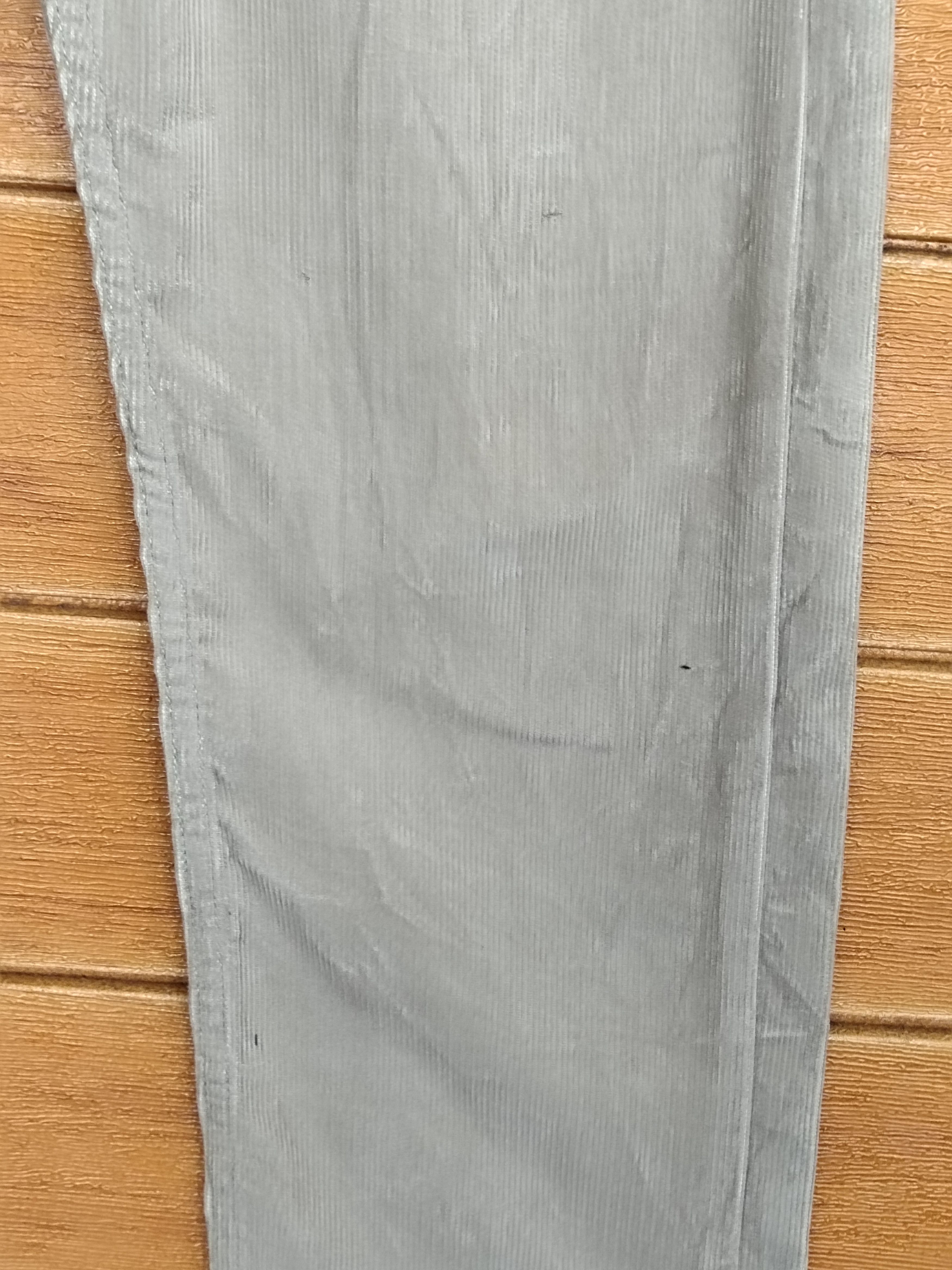 Vintage 90s Orslow Velvet Denim Pants in Beige, Men's (Size 30) — image 5 of 6