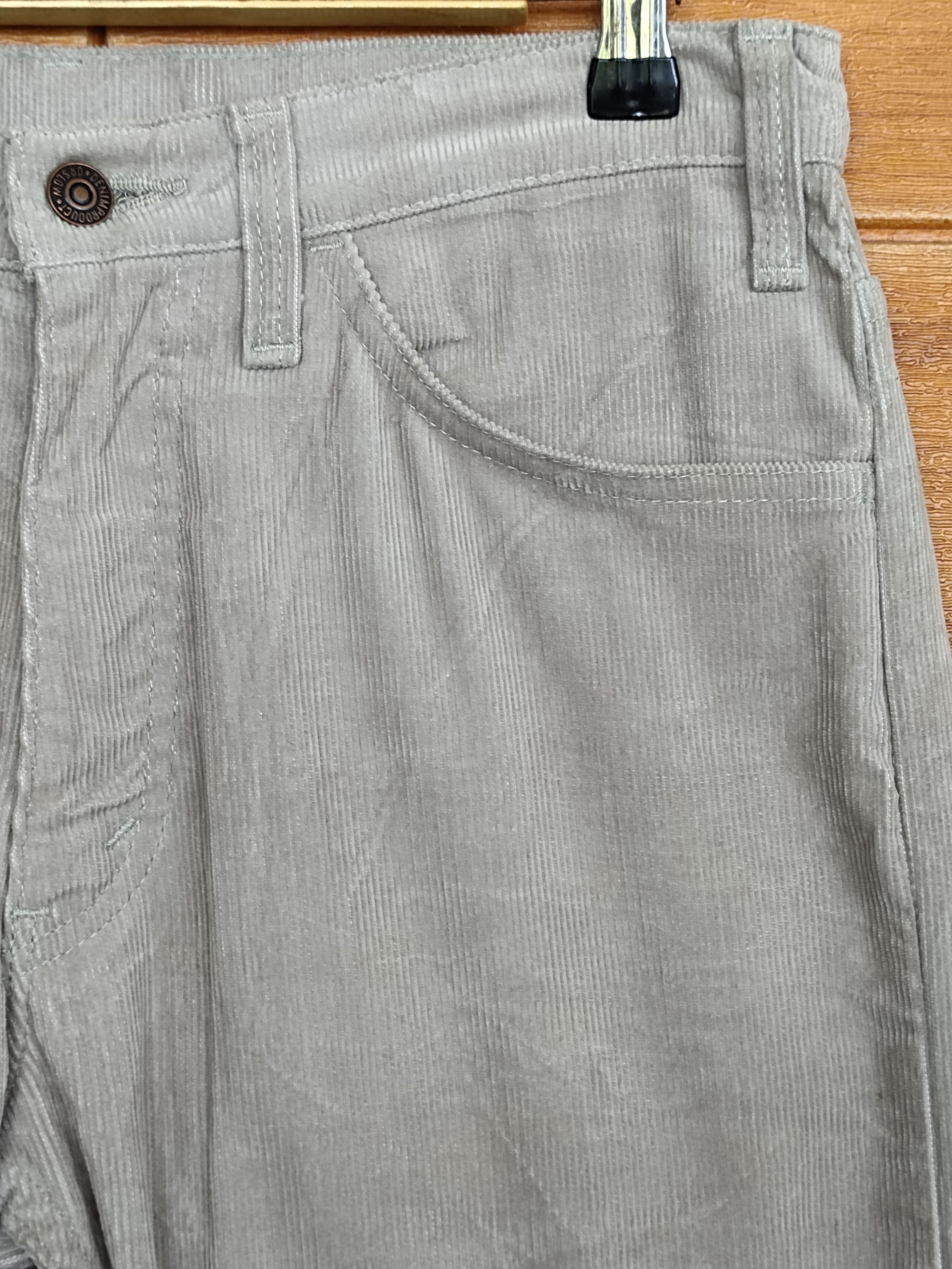 Vintage 90s Orslow Velvet Denim Pants in Beige, Men's (Size 30) — image 3 of 6