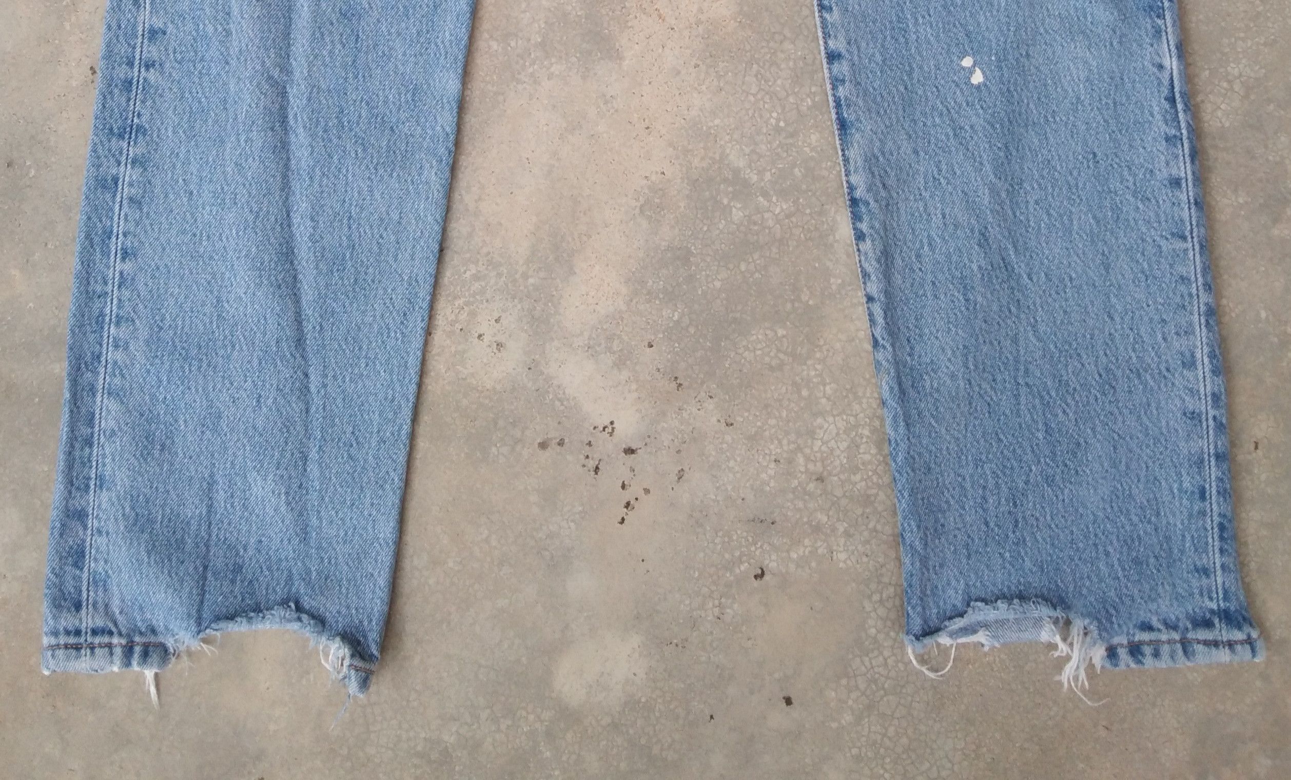 Levi's Vintage Levi's 501 Distressed Repaired Jeans 30x30 Size US 30 / EU 46 - 6 Thumbnail