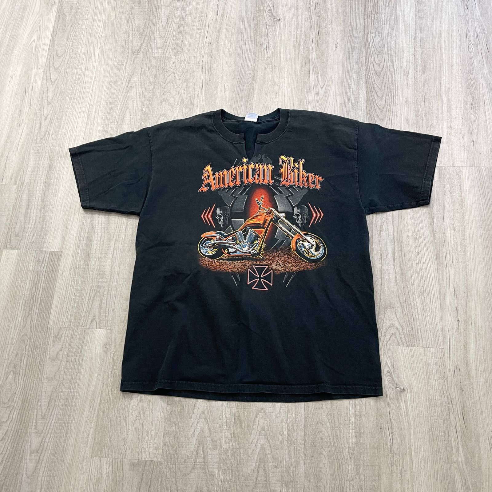 Vintage VINTAGE American Biker Harley Davidson Skull Shirt | Grailed