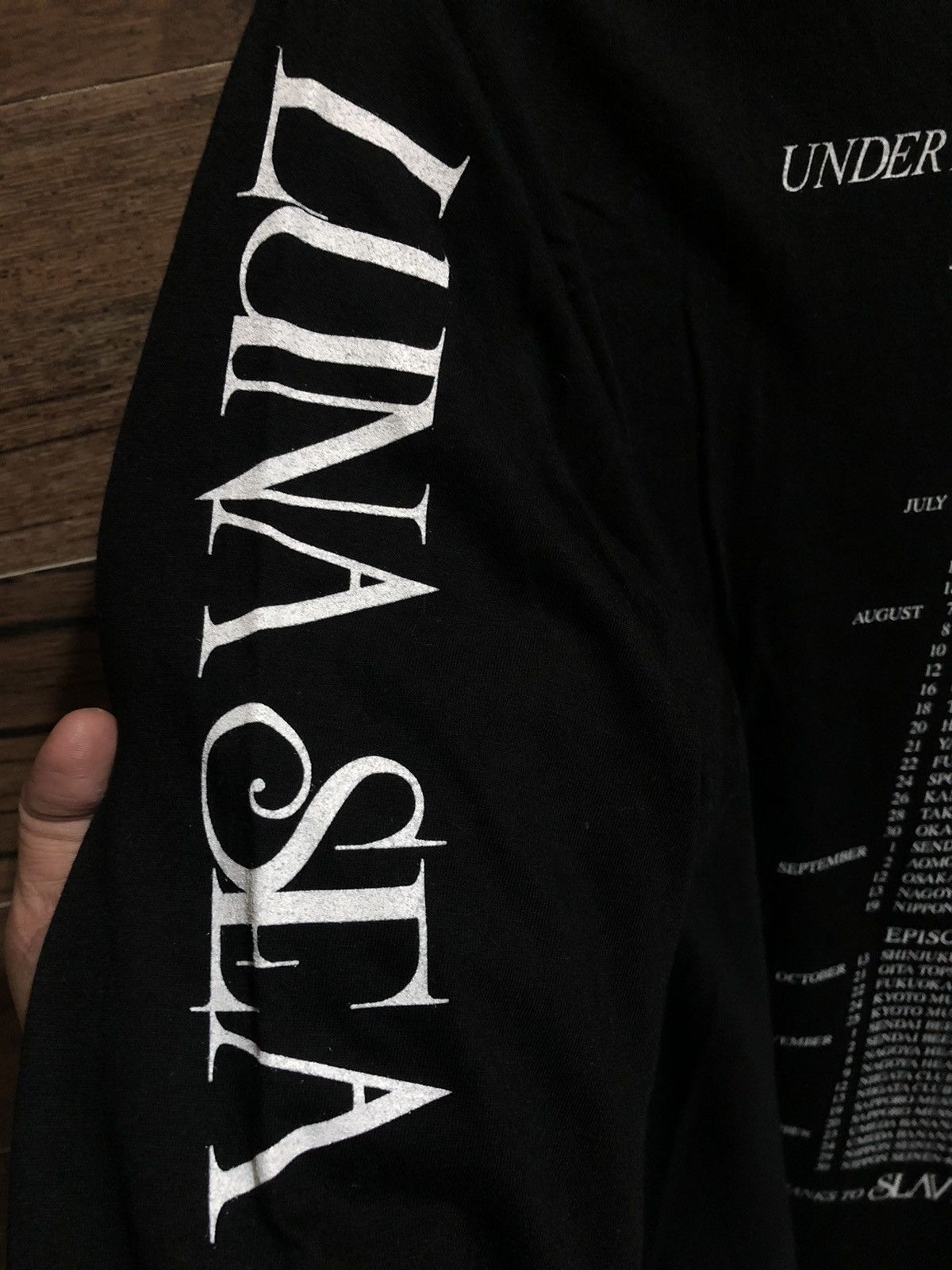 Band Tees Vintage Luna Sea Under The New Moon Tour 1991 Shirt Size US L / EU 52-54 / 3 - 6 Thumbnail