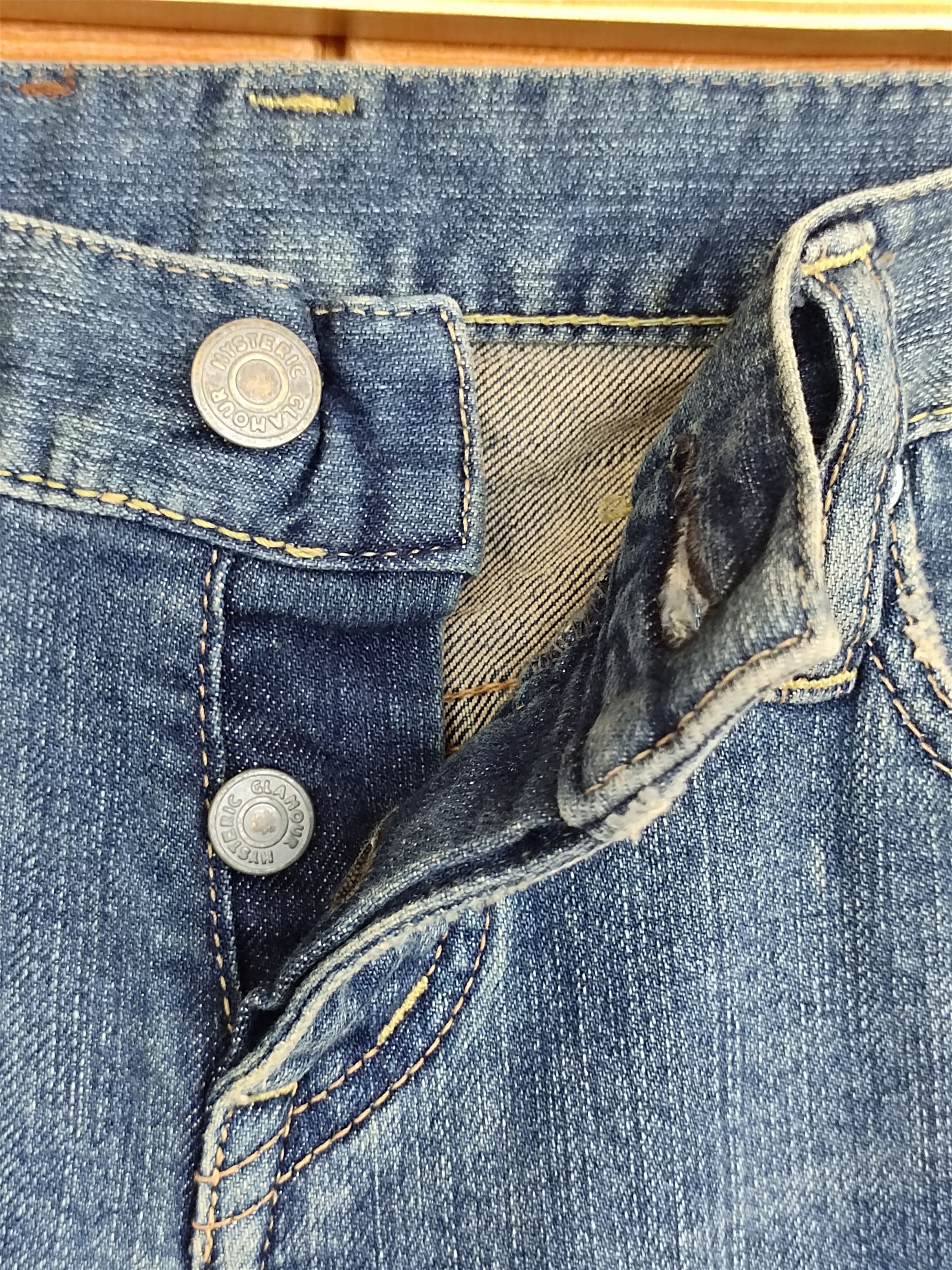 Hysteric Glamour Hysteric Glamour X Ramones Studded Distress Denim Jeans Size US 27 - 21 Thumbnail