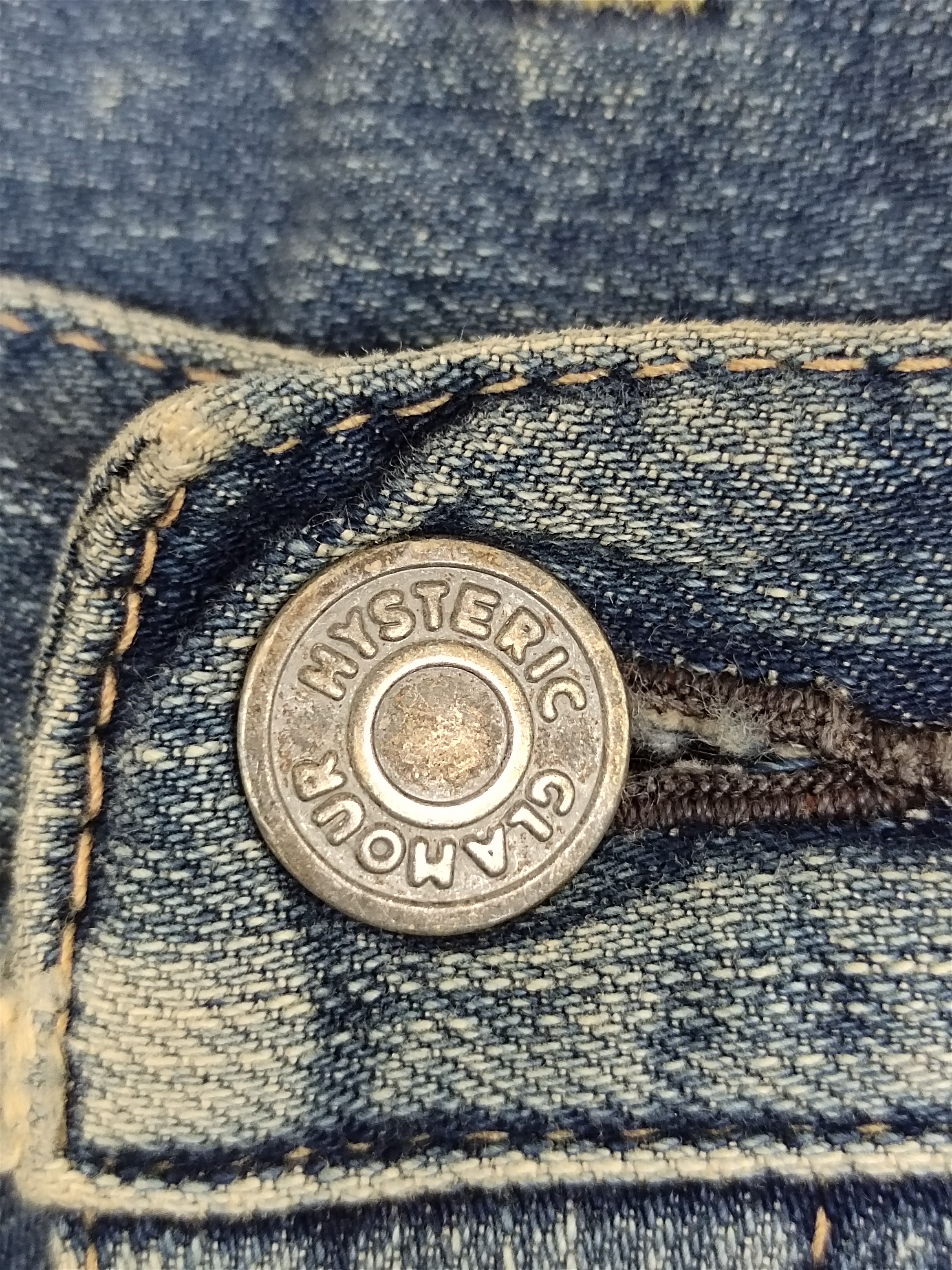 Hysteric Glamour Hysteric Glamour X Ramones Studded Distress Denim Jeans Size US 27 - 20 Thumbnail