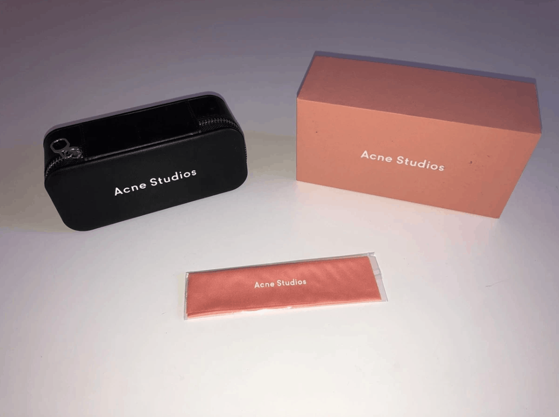 Acne Studios Agar Glasses Size ONE SIZE - 3 Thumbnail