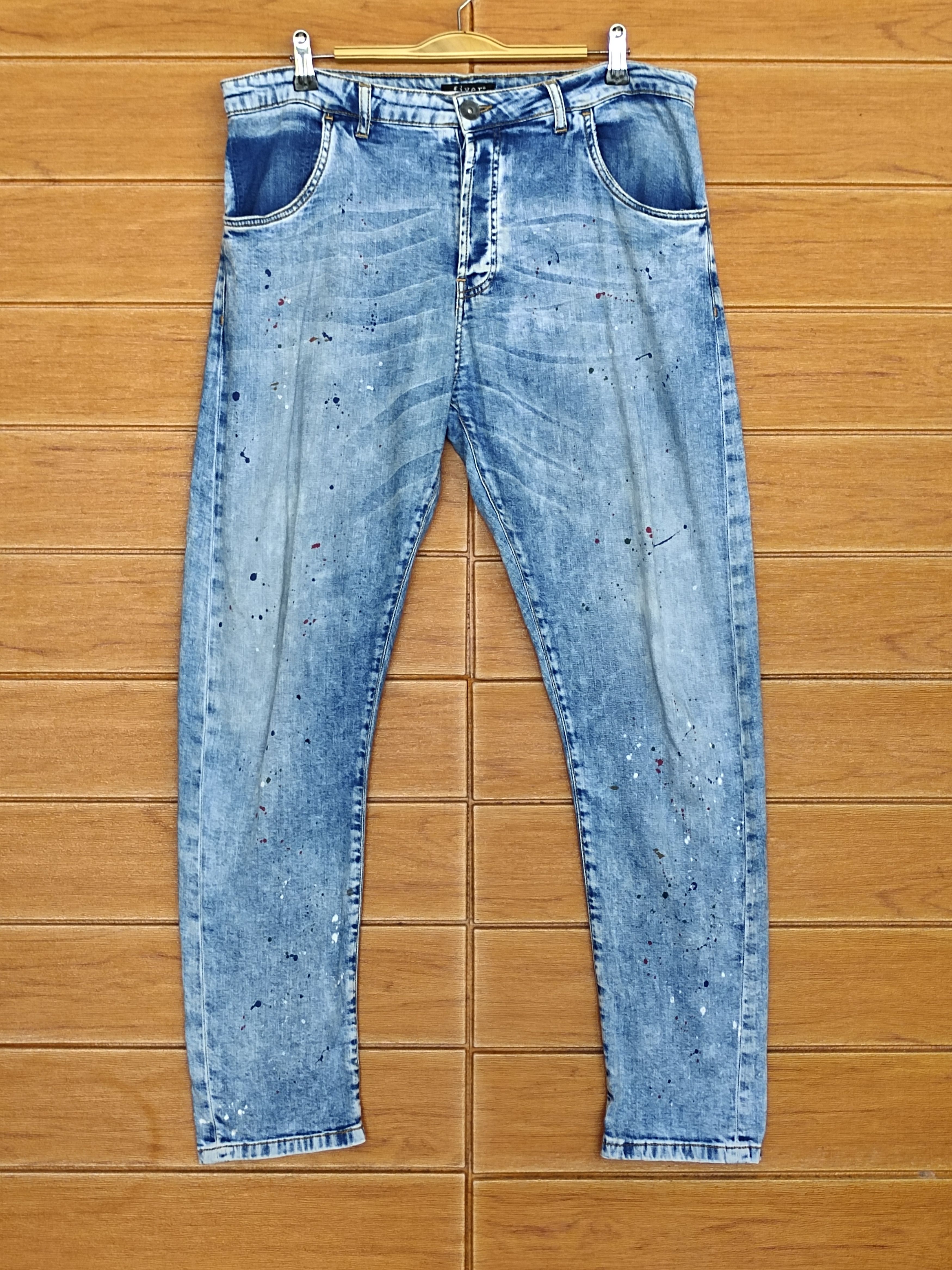 Isamu Katayama Backlash Fiver Urban Generation Series Painter Denim Pants Size US 34 / EU 50 - 1 Thumbnail