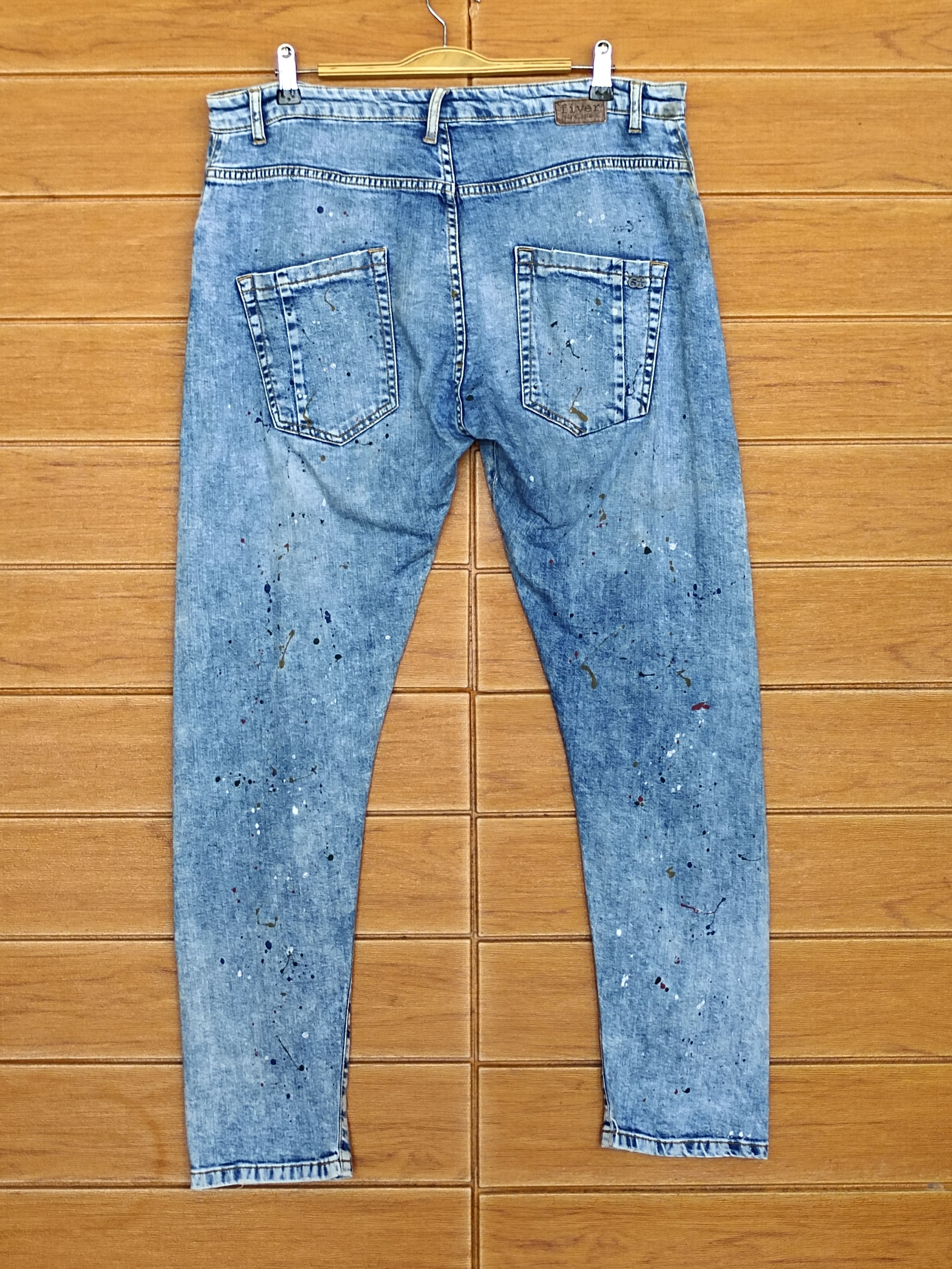 Isamu Katayama Backlash Fiver Urban Generation Series Painter Denim Pants Size US 34 / EU 50 - 9 Thumbnail