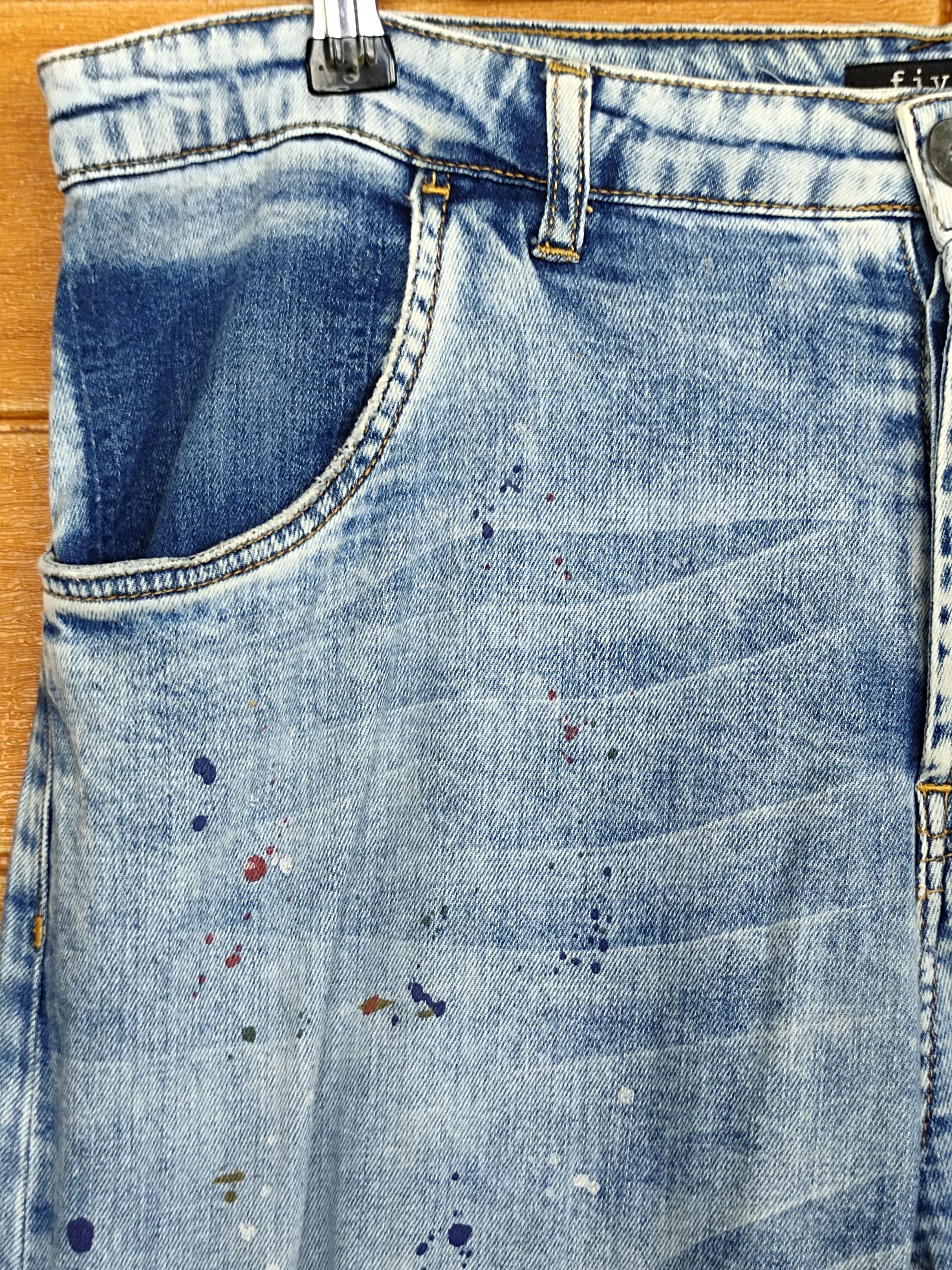 Isamu Katayama Backlash Fiver Urban Generation Series Painter Denim Pants Size US 34 / EU 50 - 4 Thumbnail