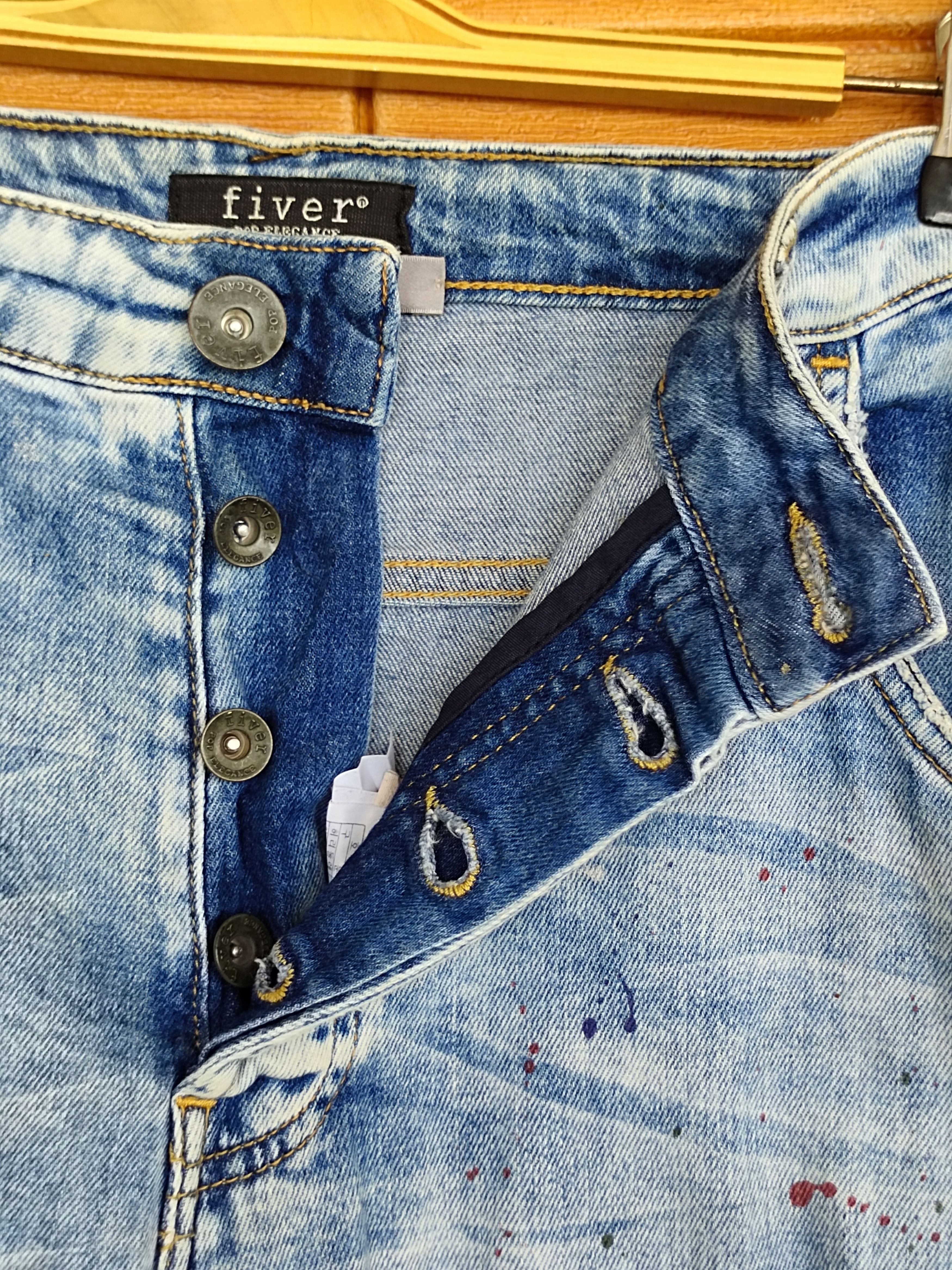 Isamu Katayama Backlash Fiver Urban Generation Series Painter Denim Pants Size US 34 / EU 50 - 14 Thumbnail