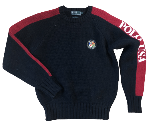 Polo Ralph Lauren Vintage Polo Ralph Lauren POLO USA Sweater Fit Men Small Size US S / EU 44-46 / 1 - 2 Thumbnail