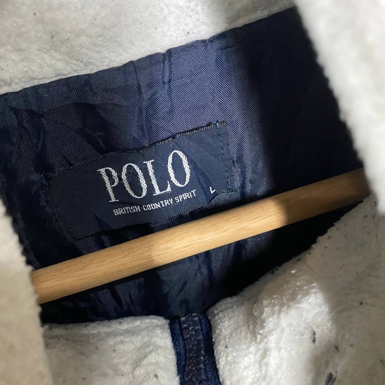 Vintage Vintage Pile Fleece POLO Zipper Sweaters Size US L / EU 52-54 / 3 - 2 Thumbnail