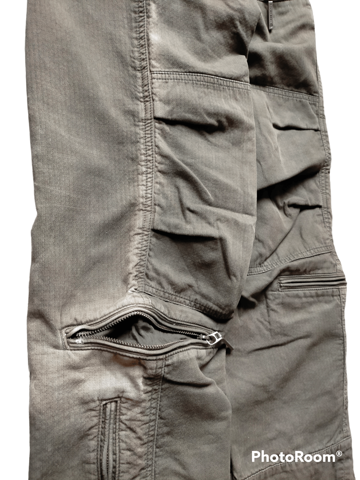 RIPVANWINKLE Military style Multi zipped pockets loose heavy 2 Size US 31 - 13 Thumbnail