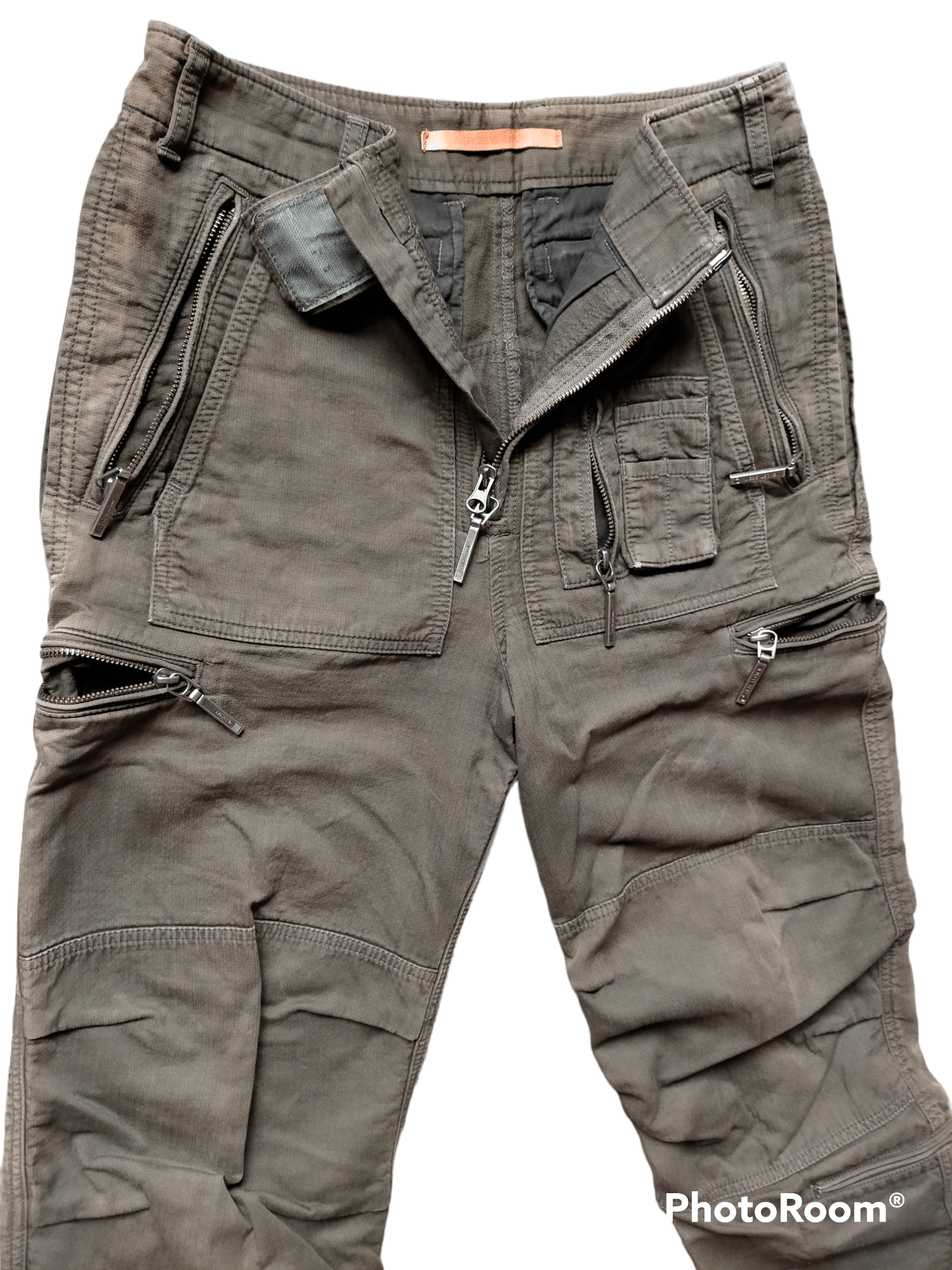 RIPVANWINKLE Military style Multi zipped pockets loose heavy 2 Size US 31 - 7 Thumbnail