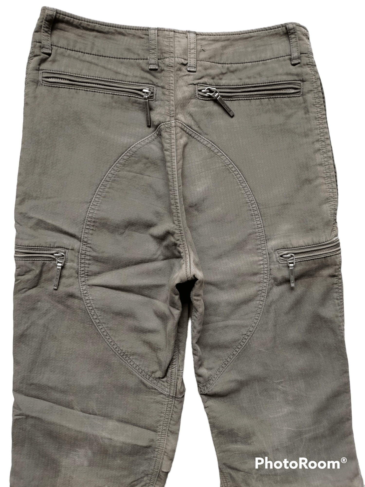 RIPVANWINKLE Military style Multi zipped pockets loose heavy 2 Size US 31 - 10 Thumbnail