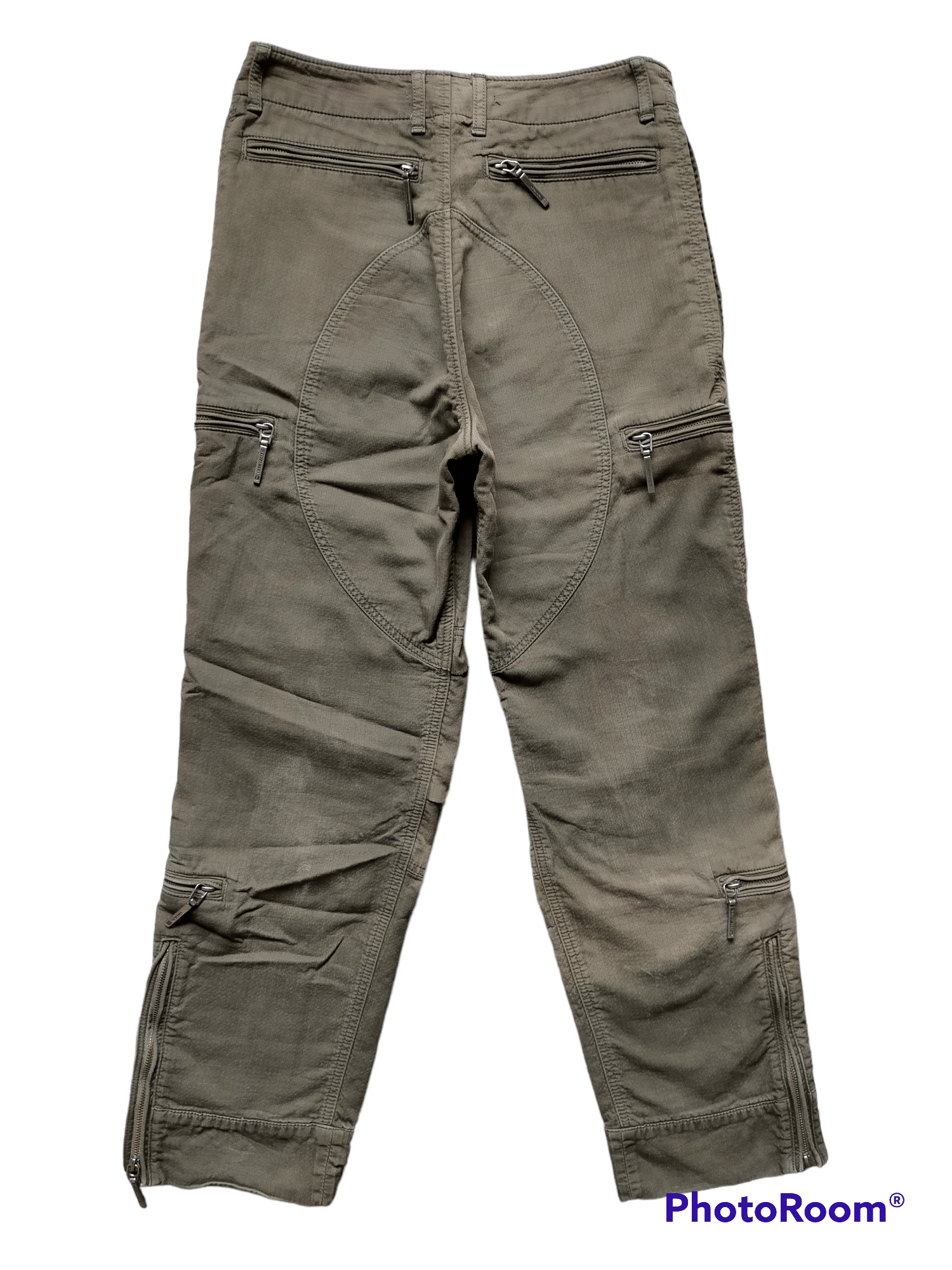 RIPVANWINKLE Military style Multi zipped pockets loose heavy 2 Size US 31 - 2 Thumbnail