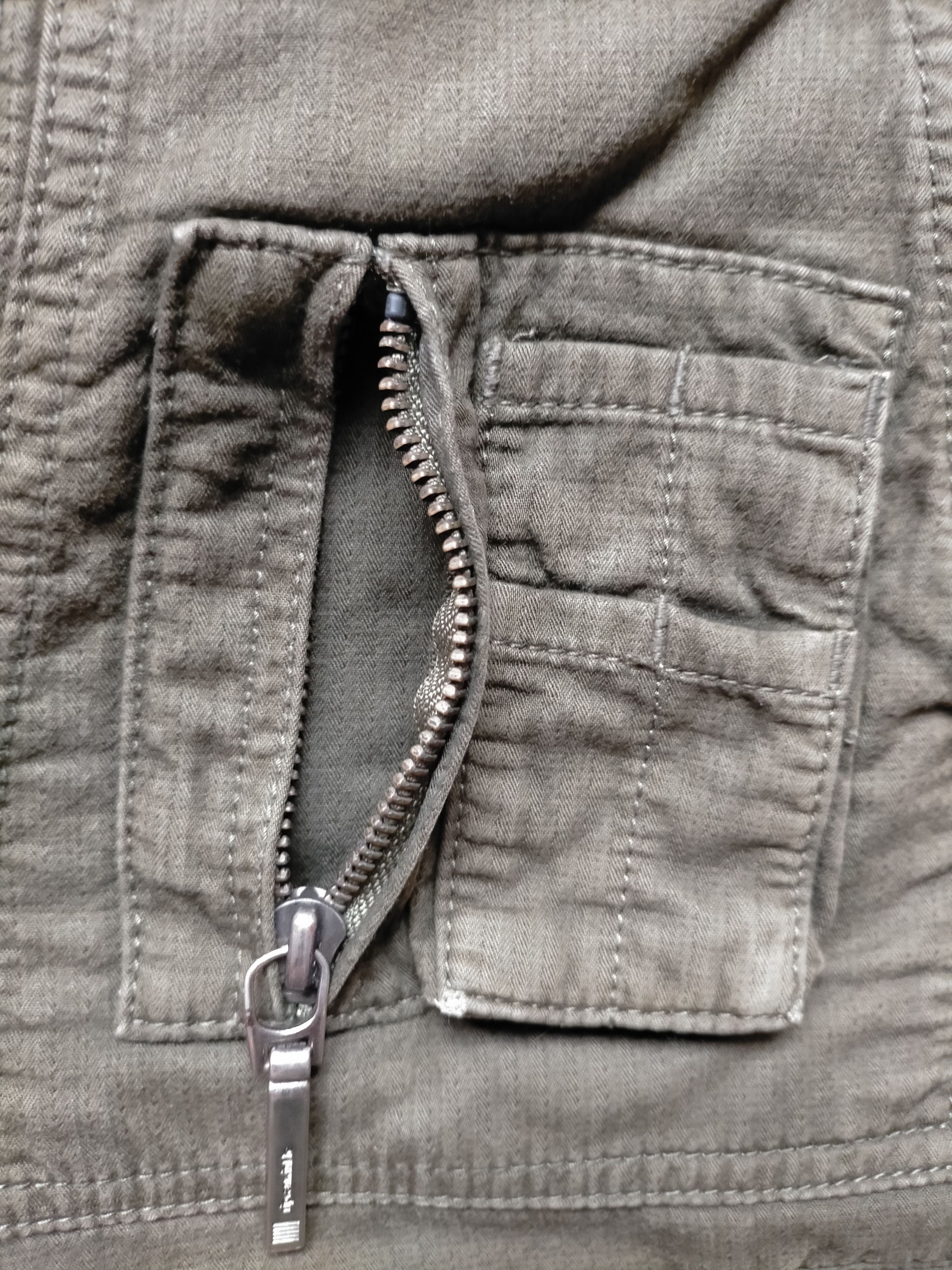 RIPVANWINKLE Military style Multi zipped pockets loose heavy 2 Size US 31 - 16 Thumbnail