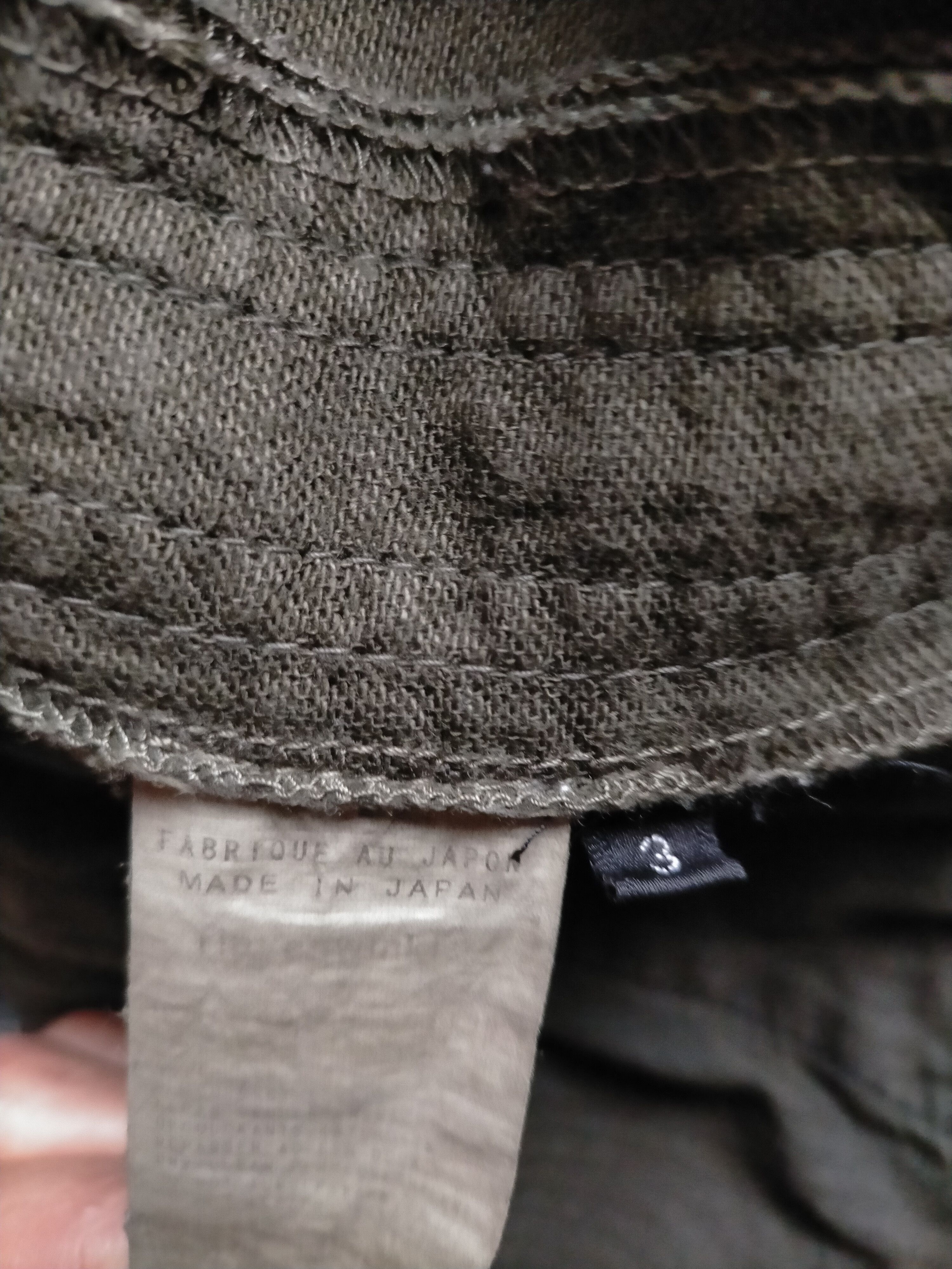 RIPVANWINKLE Military style Multi zipped pockets loose heavy 2 Size US 31 - 19 Thumbnail