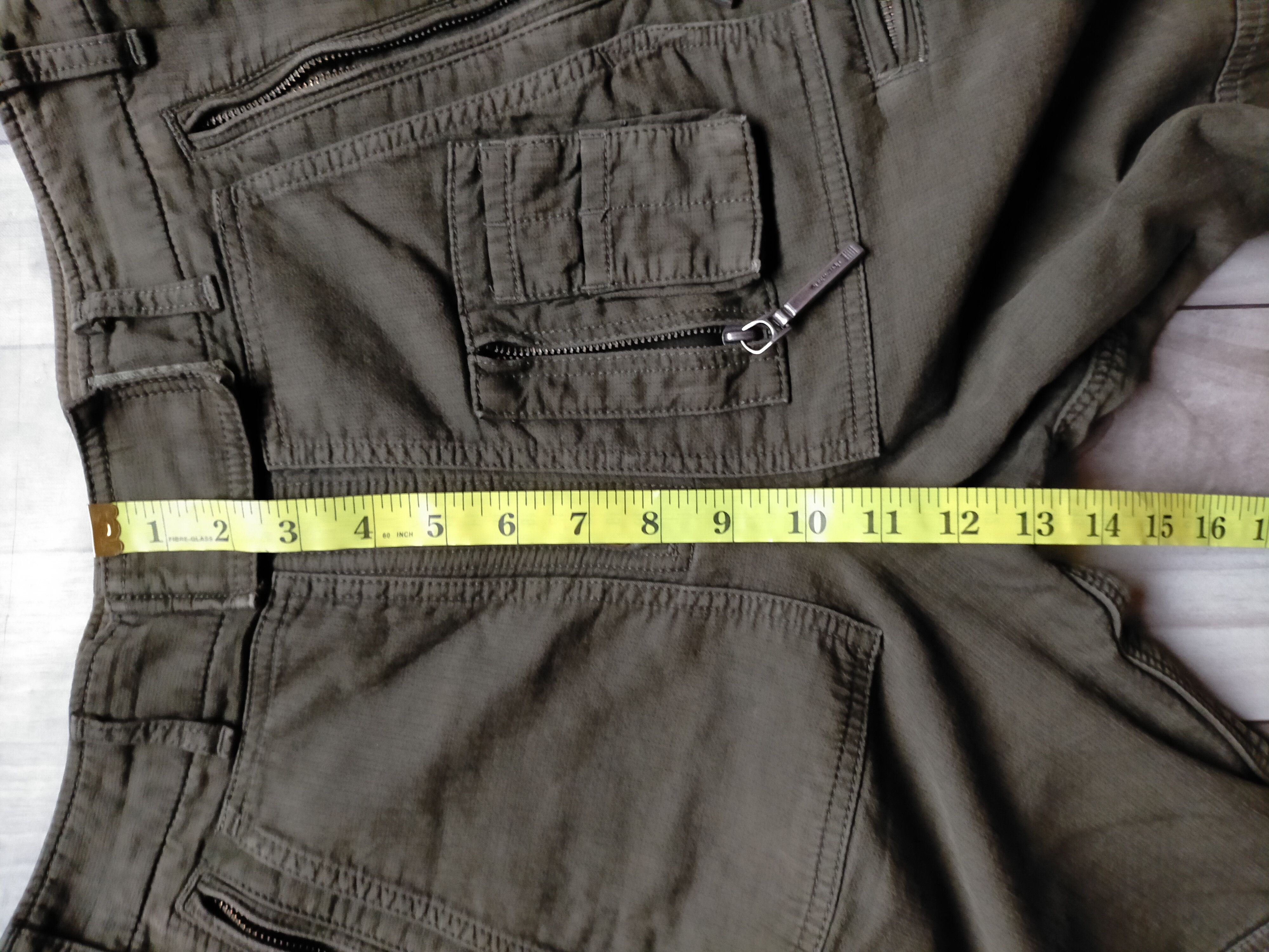 RIPVANWINKLE Military style Multi zipped pockets loose heavy 2 Size US 31 - 23 Thumbnail