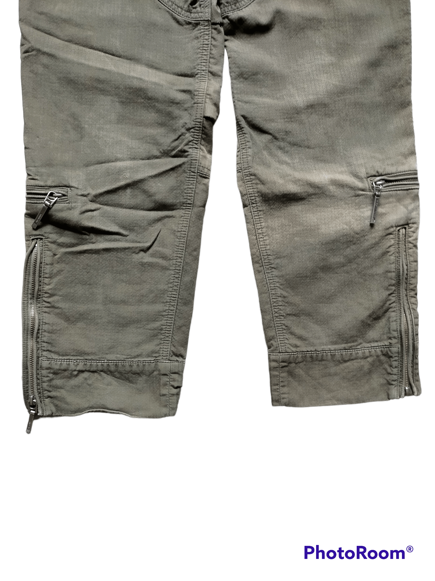 RIPVANWINKLE Military style Multi zipped pockets loose heavy 2 Size US 31 - 12 Thumbnail