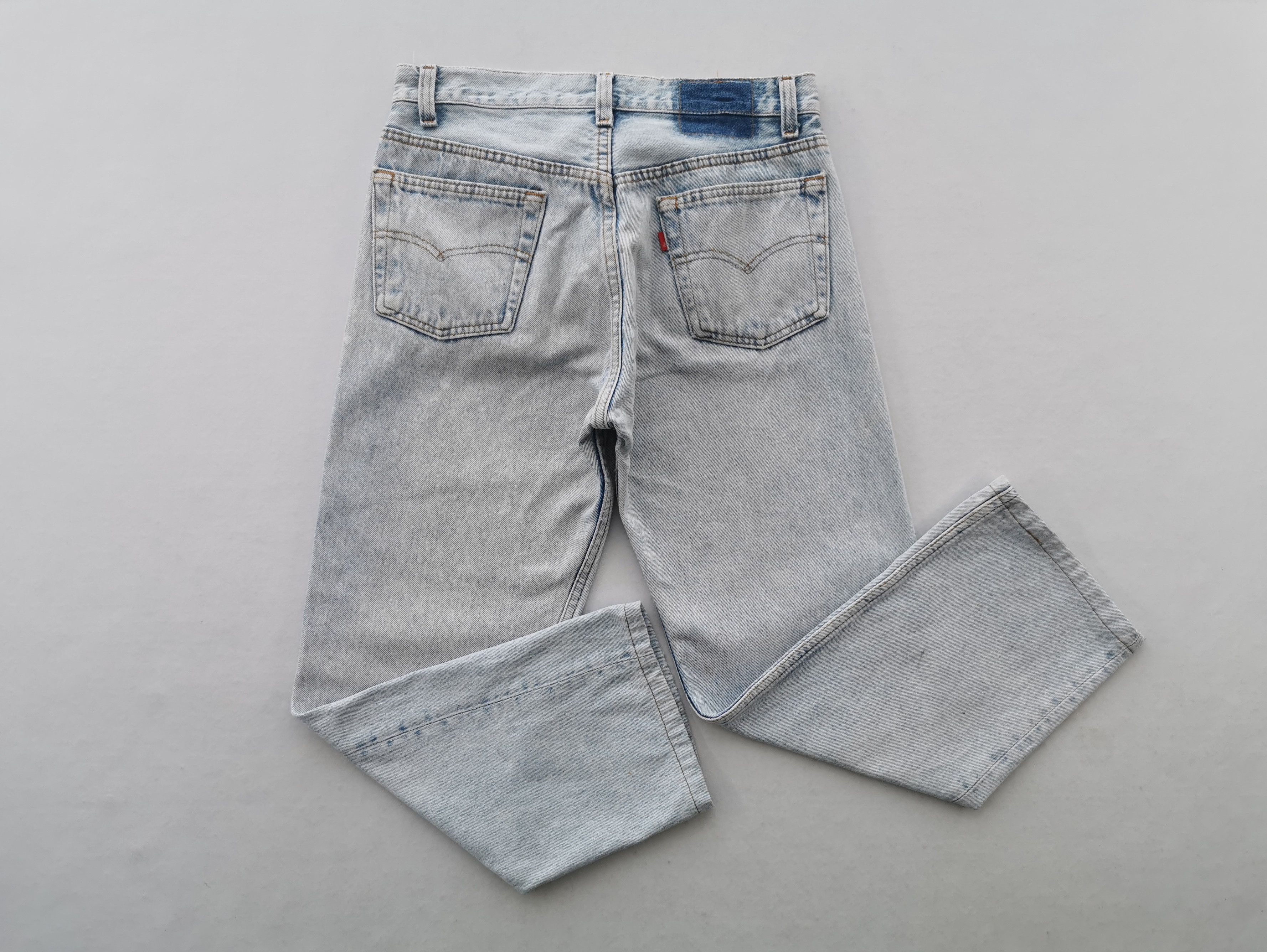 Vintage Levis 501 Distressed Jeans Made In USA Size 30/31x36