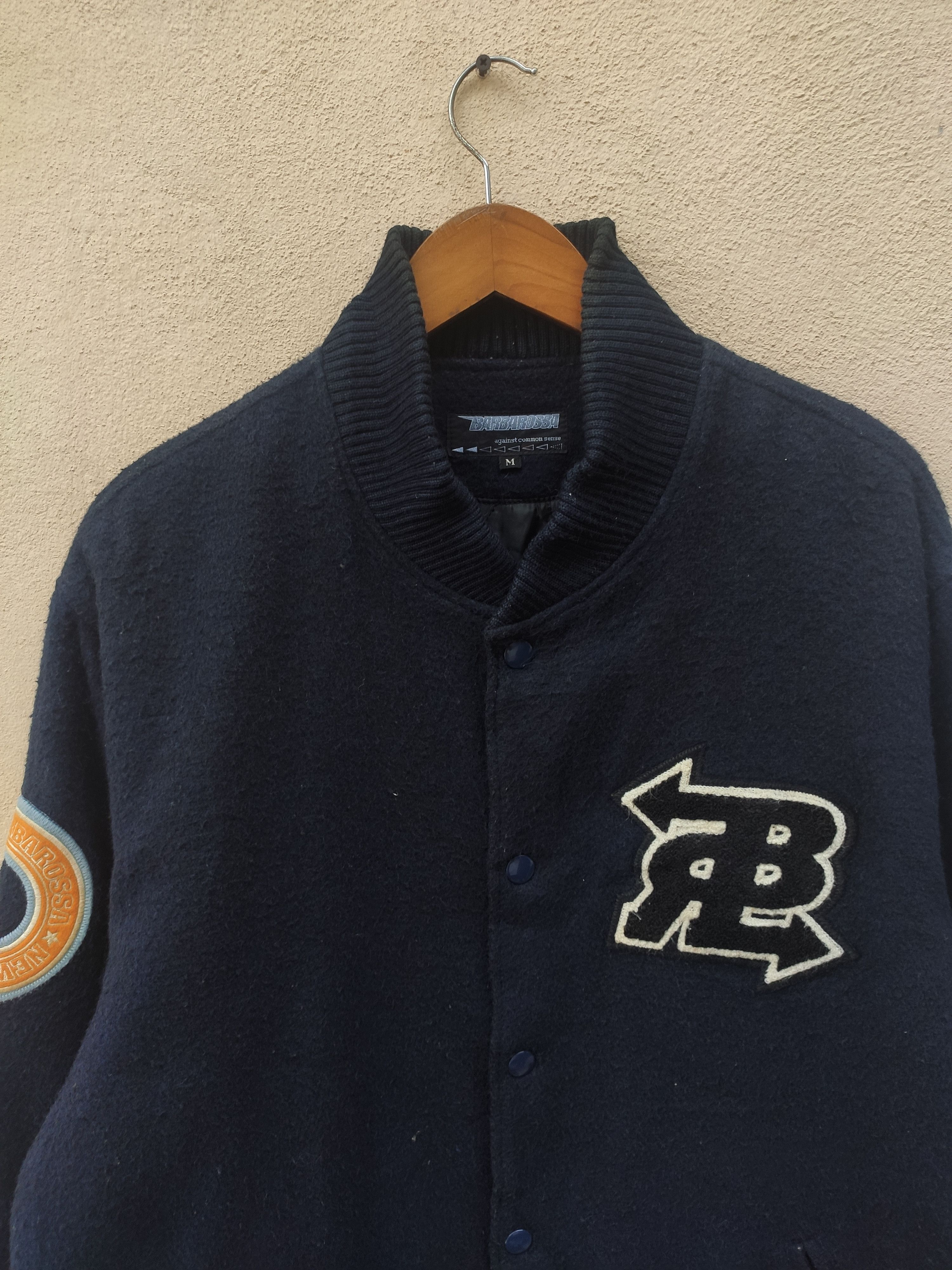 Other Vintage 90s Vintage Barbarossa Jacket Varsity wool Size US M / EU 48-50 / 2 - 3 Thumbnail