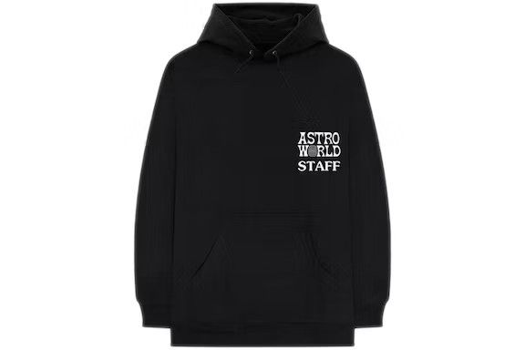 Travis Scott Medium Black Astroworld Staff Hoodie Tee Tour Cactus Jack Size US M / EU 48-50 / 2 - 2 Thumbnail