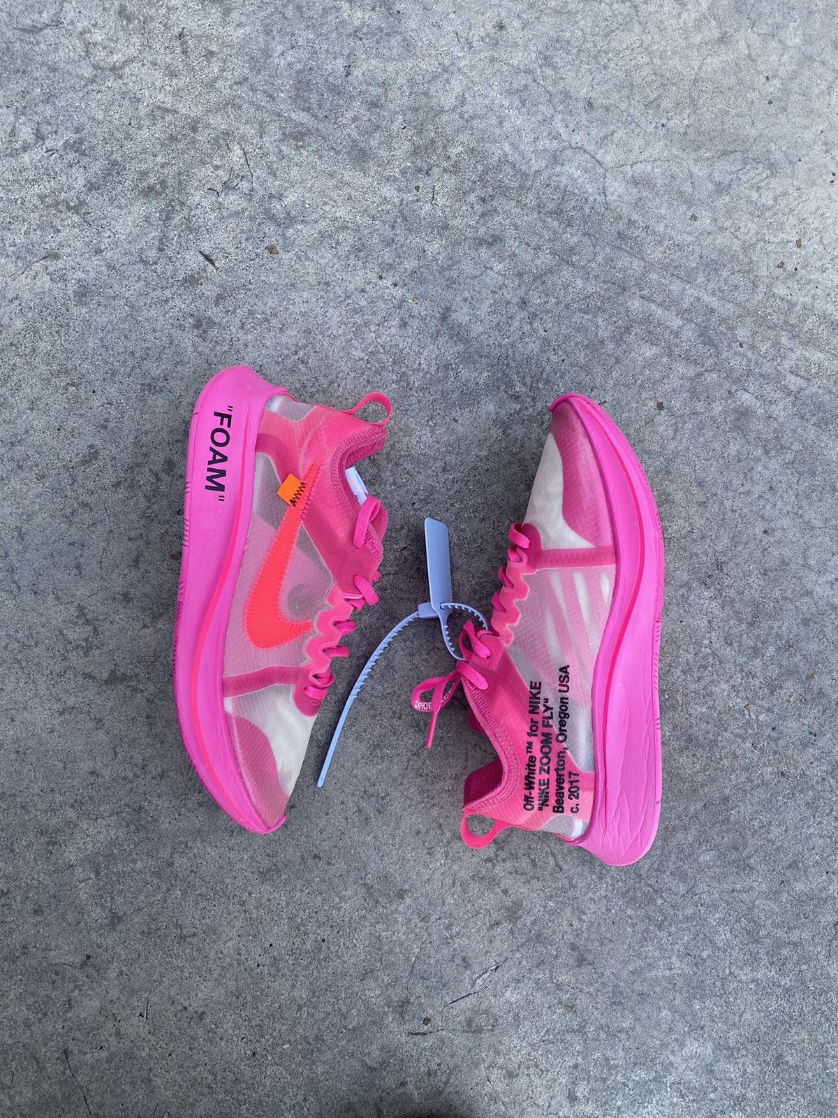 Nike Nike Off White Foam Runner Pink ( Another Drop) 