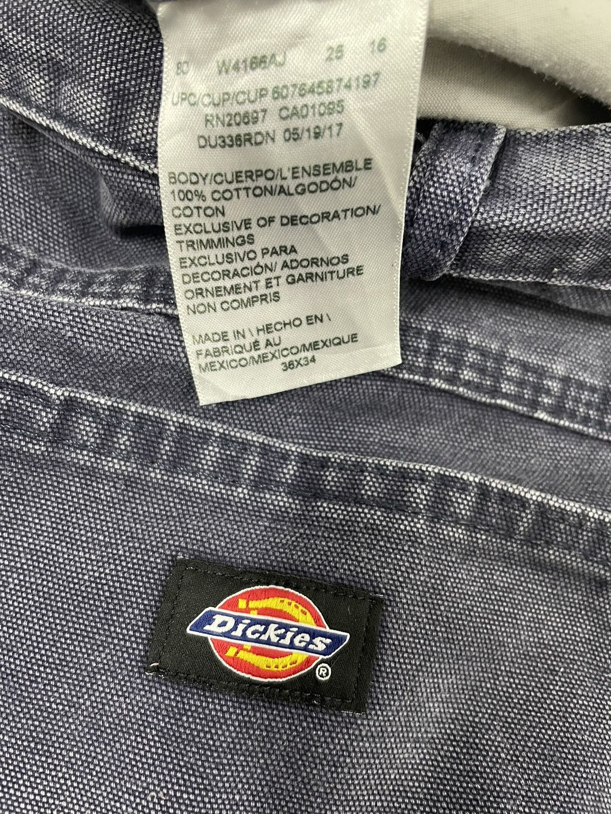 Dickies Vintage Dickies Carpenter Pants SunFaded Navy Size US 36 / EU 52 - 7 Thumbnail