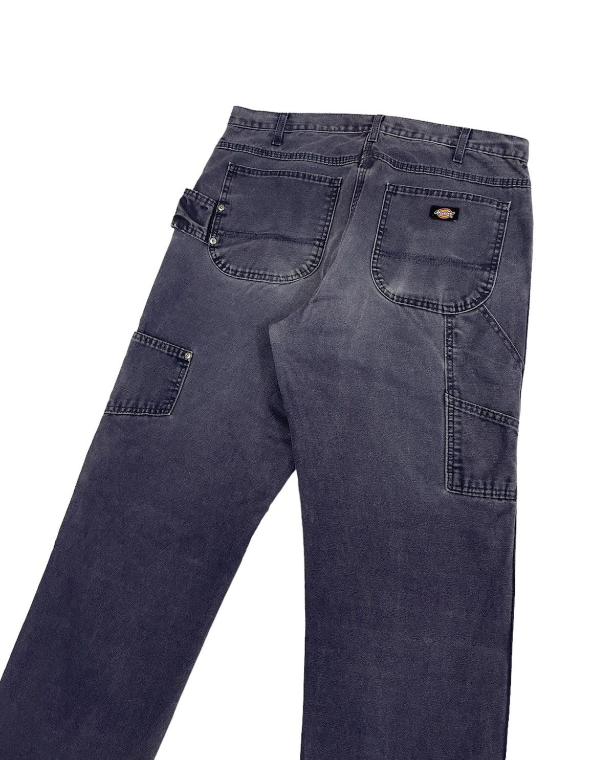 image of Vintage Dickies Carpenter Pants Sunfaded Navy, Men's (Size 36)