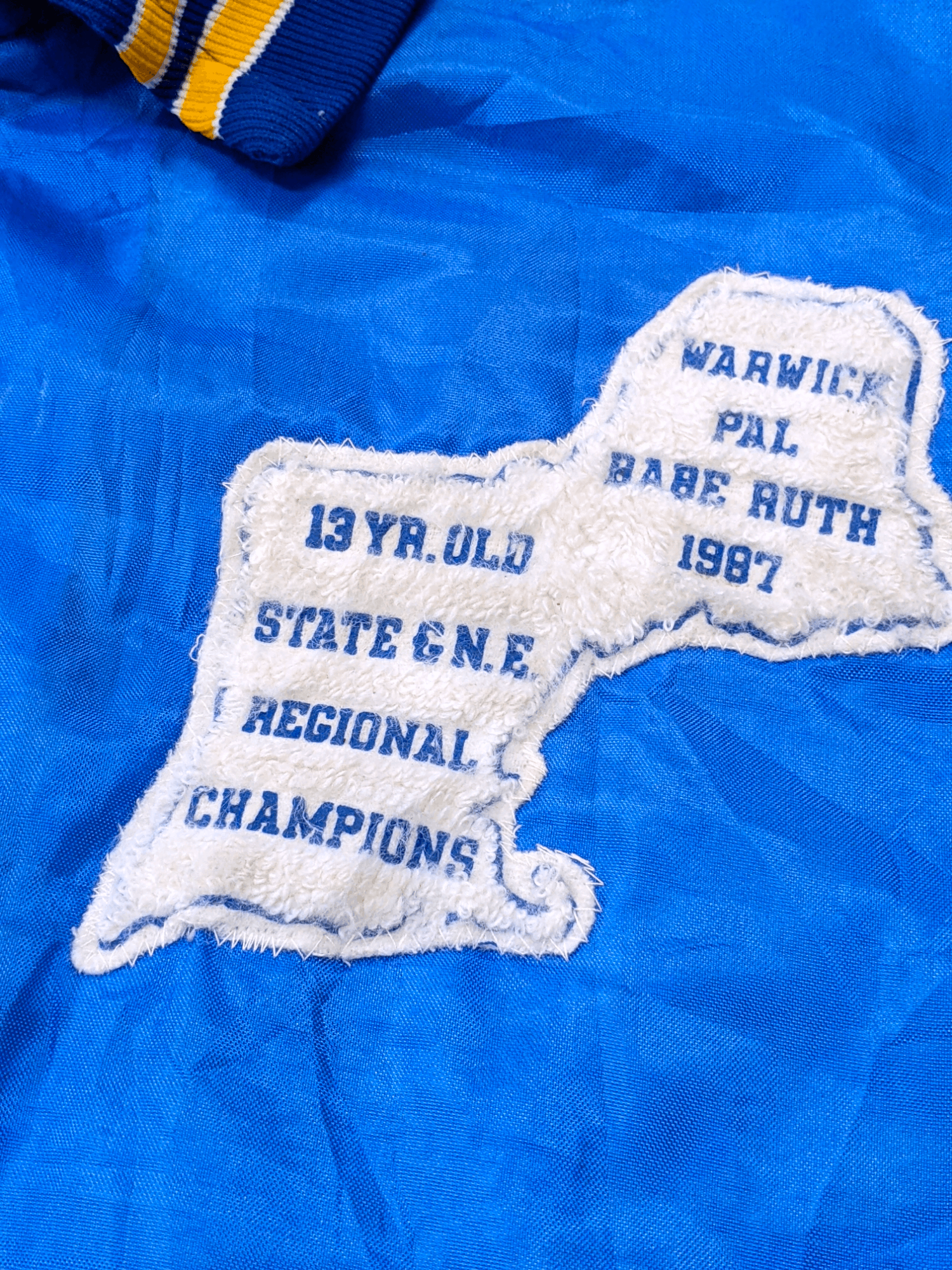 MLB × Vintage Vintage 80s West Wind Babe Ruth Baseball Tournament Jacket Size US L / EU 52-54 / 3 - 6 Thumbnail