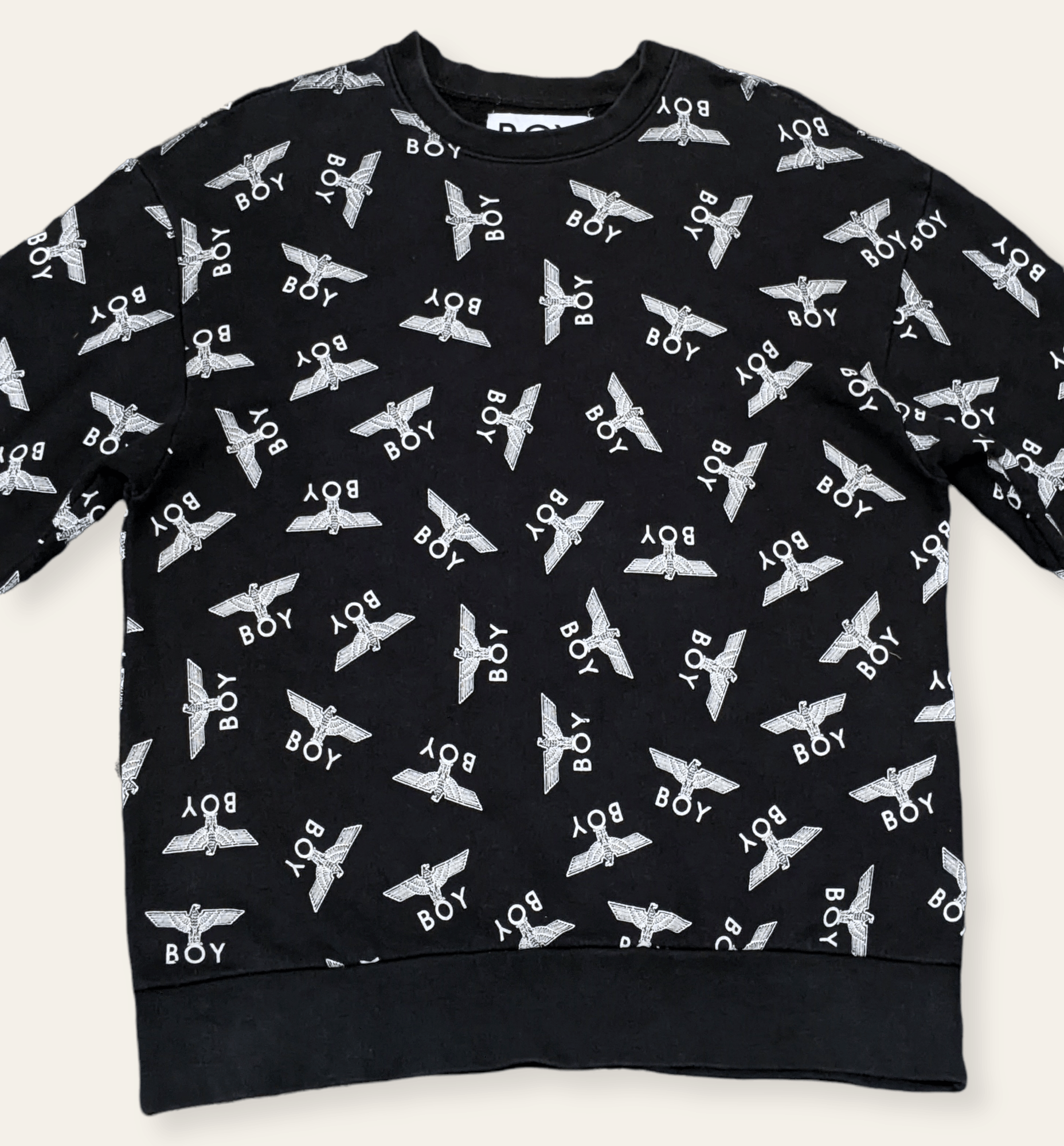 Boy London × Seditionaries × Vintage Vintage Boy London Logo All Overprint Sweatshirt Size US M / EU 48-50 / 2 - 3 Thumbnail