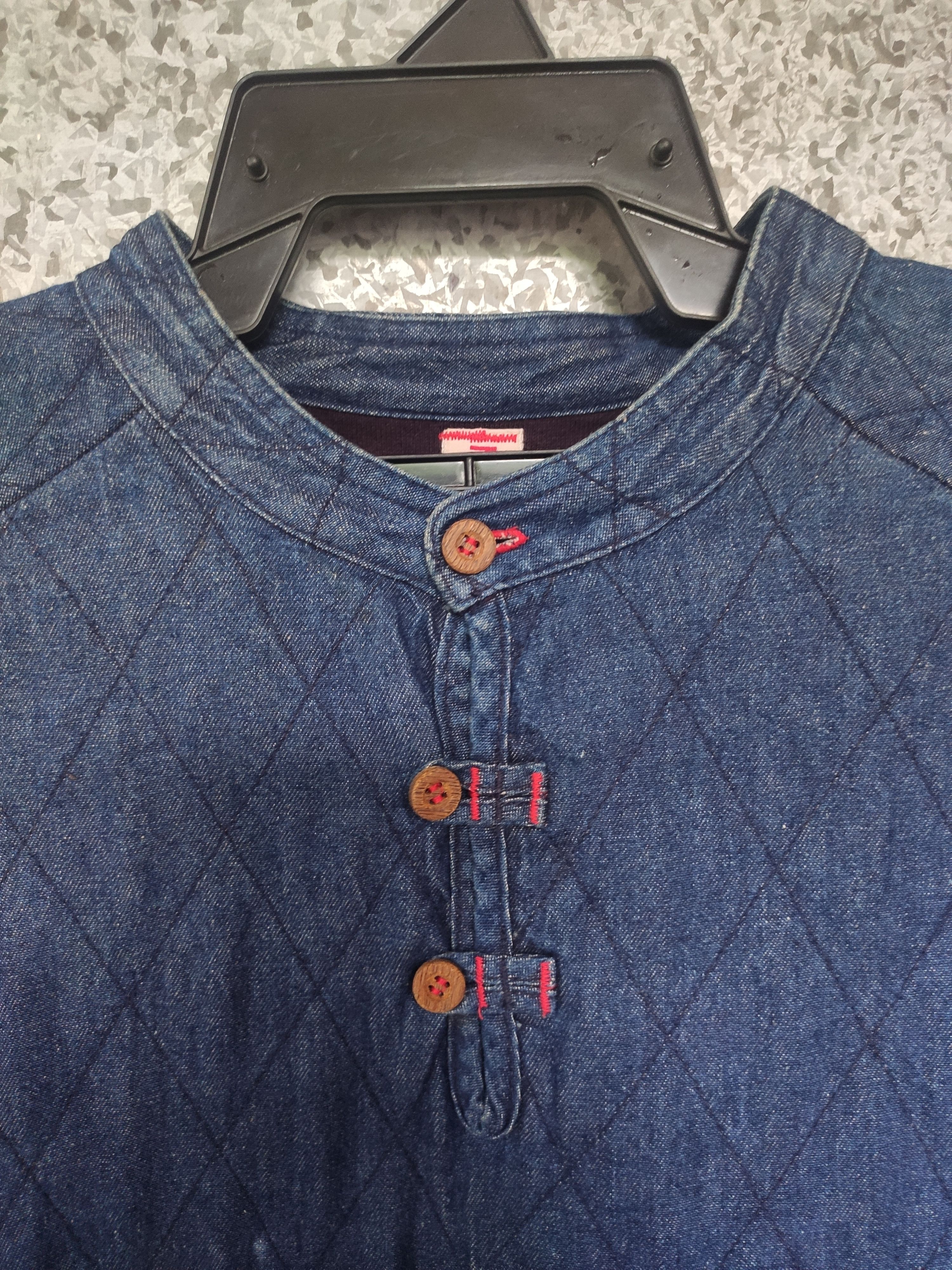 Indigo 🔥 Boston Nine Jacket Japanese traditional design Indigo lgb Size US L / EU 52-54 / 3 - 10 Thumbnail