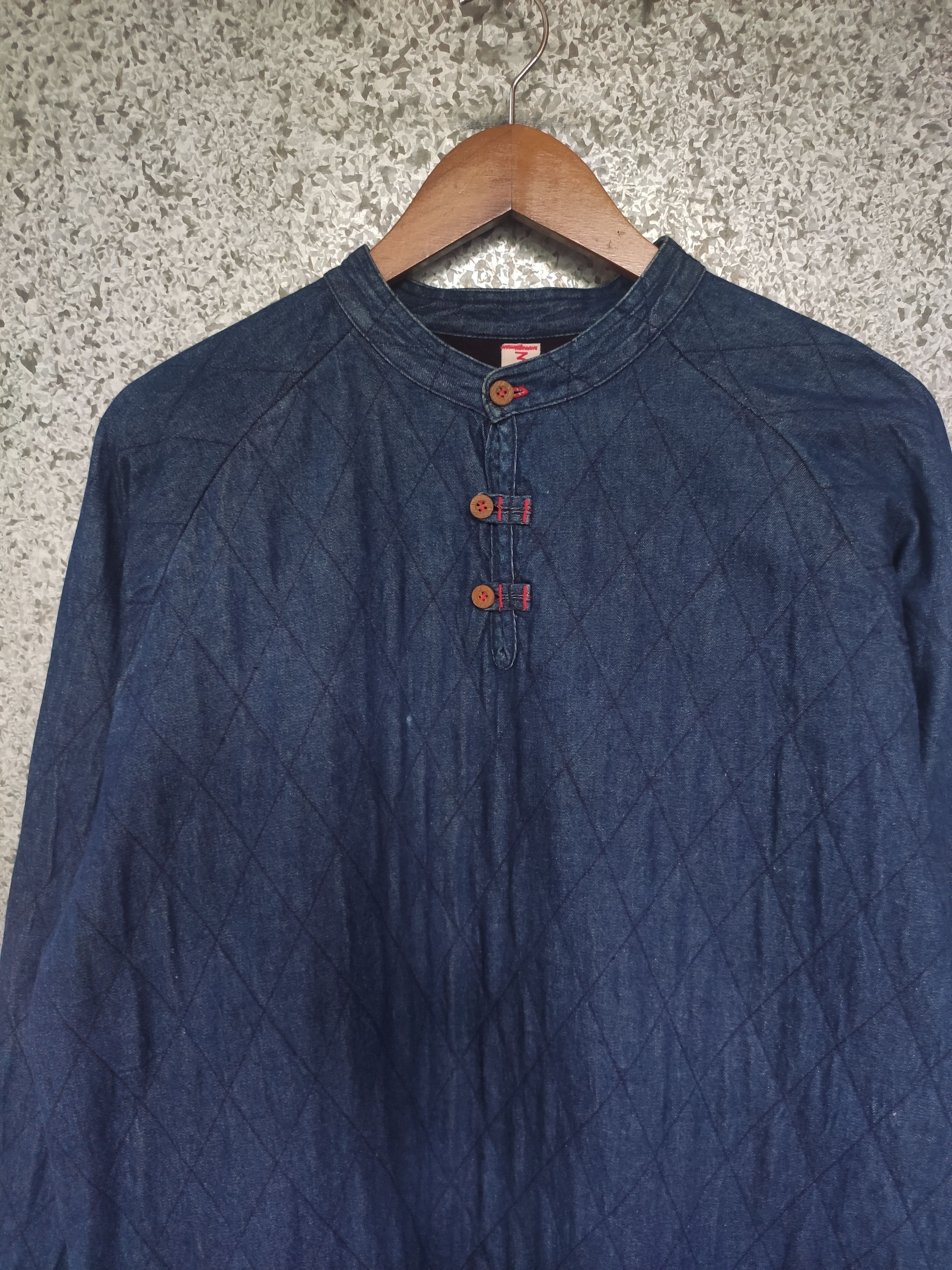 Indigo 🔥 Boston Nine Jacket Japanese traditional design Indigo lgb Size US L / EU 52-54 / 3 - 1 Thumbnail