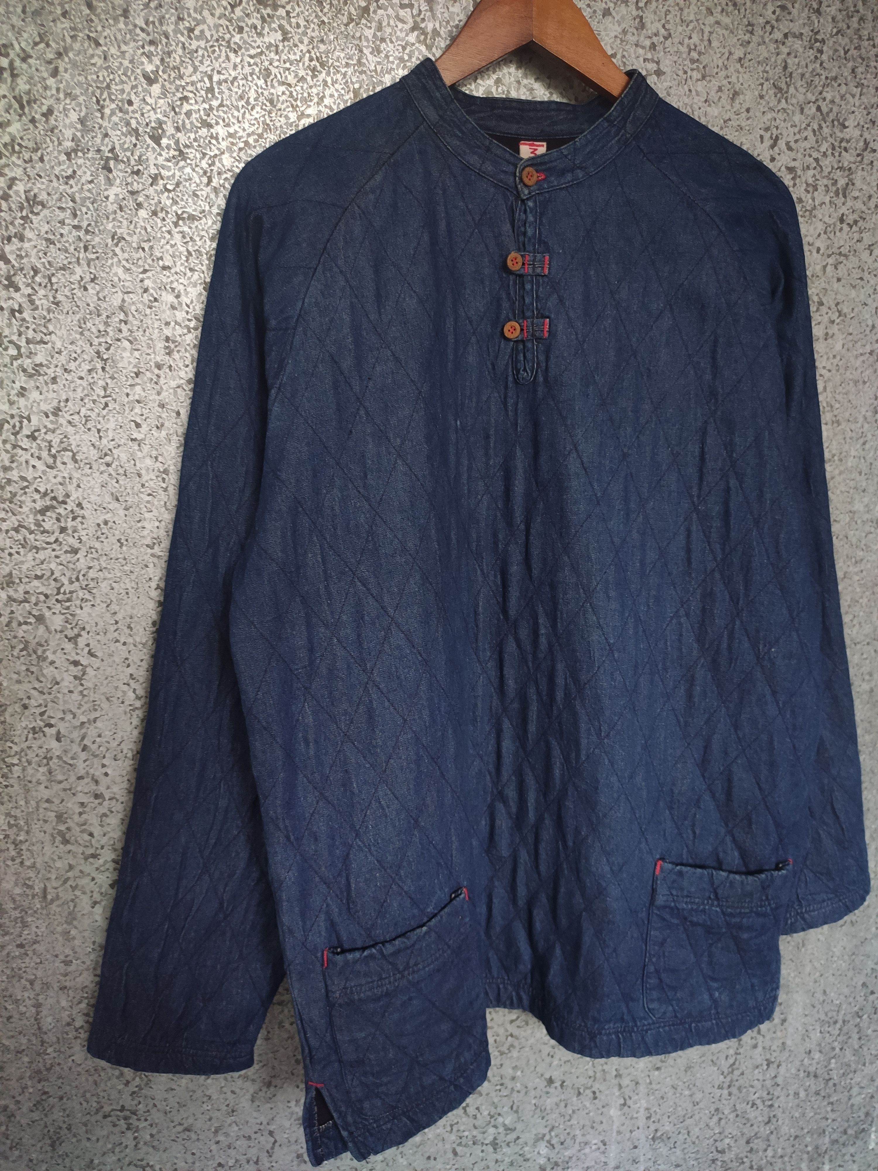Indigo 🔥 Boston Nine Jacket Japanese traditional design Indigo lgb Size US L / EU 52-54 / 3 - 3 Thumbnail